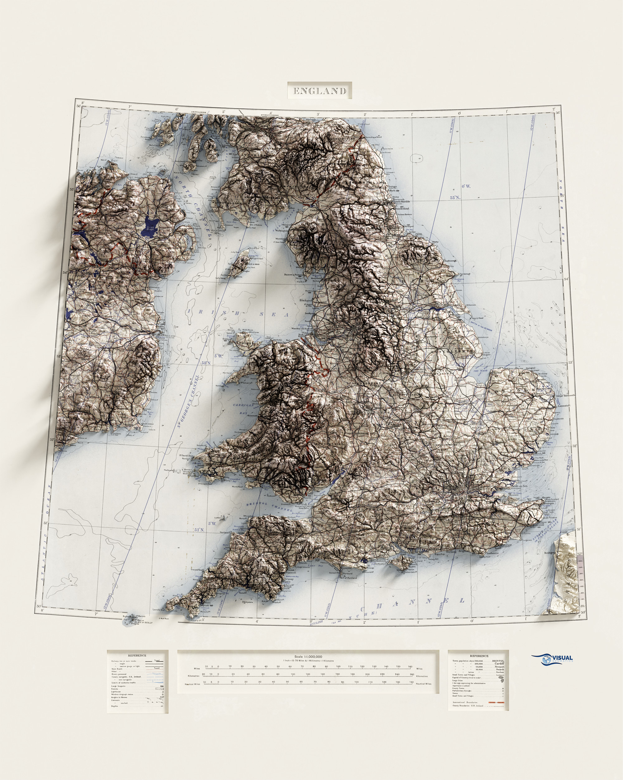 England Topographic Map c. 1933 r/MapPorn
