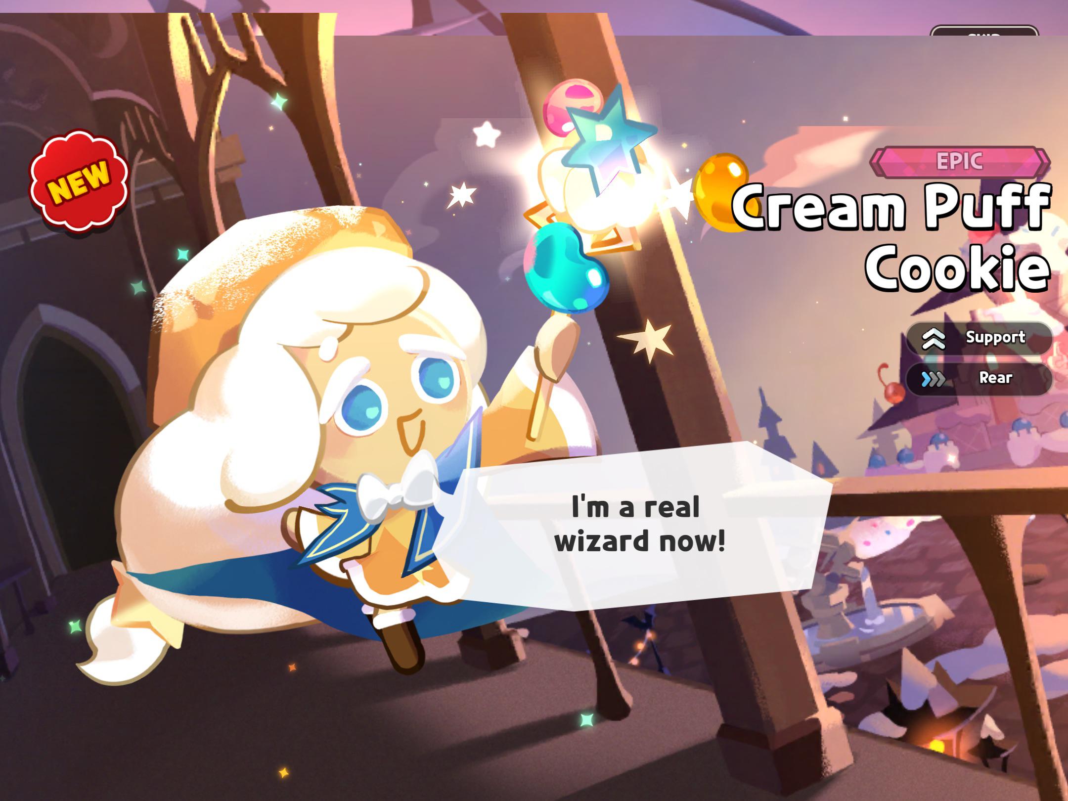 I jokingly said “if i don’t get cream puff cookie i’m never playing