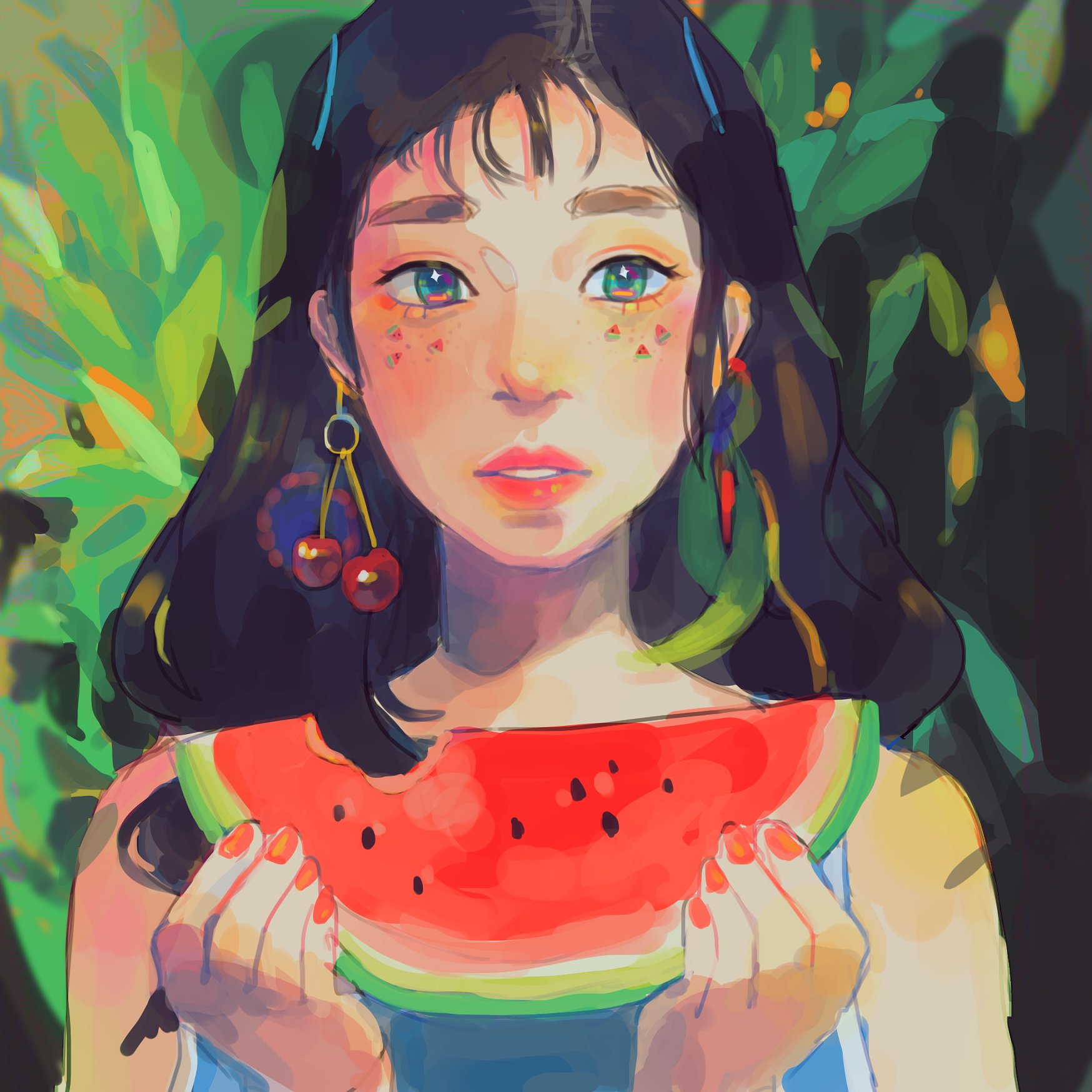 red summer🍉irene, hiyo, 2017 Art