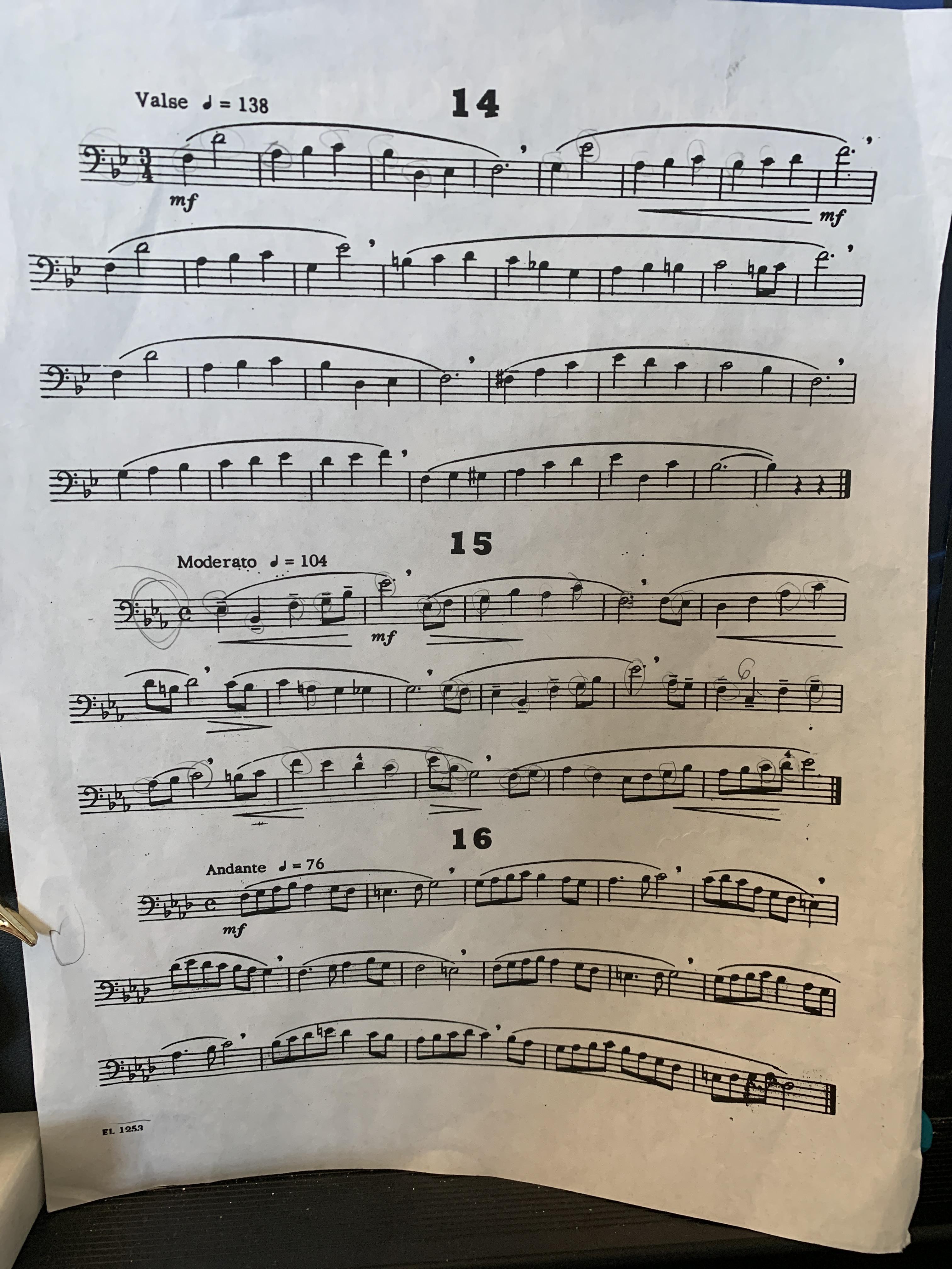 Does anyone know what etude book this is from r/Trombone