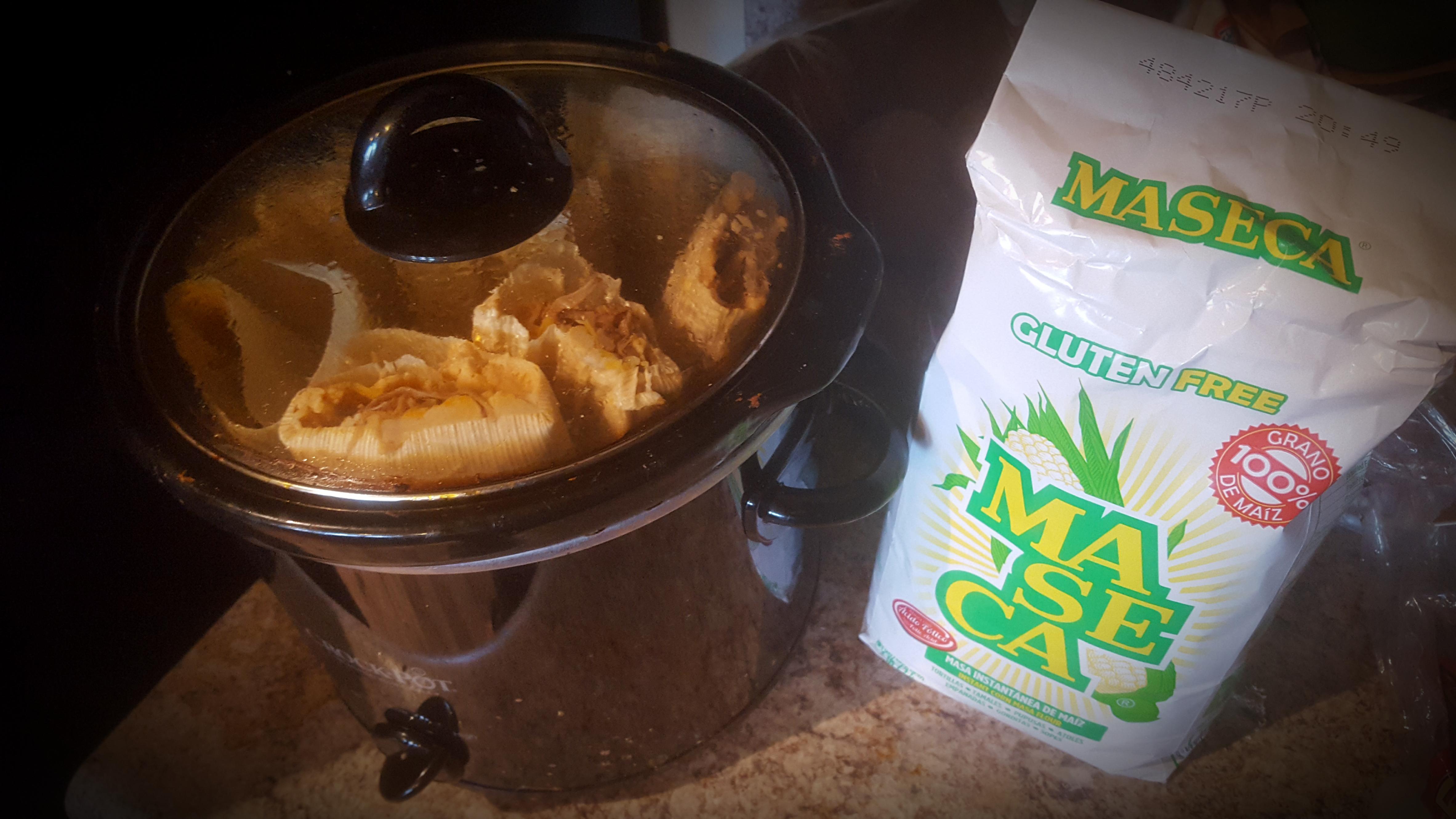 Two Large Homemade Tamales 480 Calories r/1200isplenty