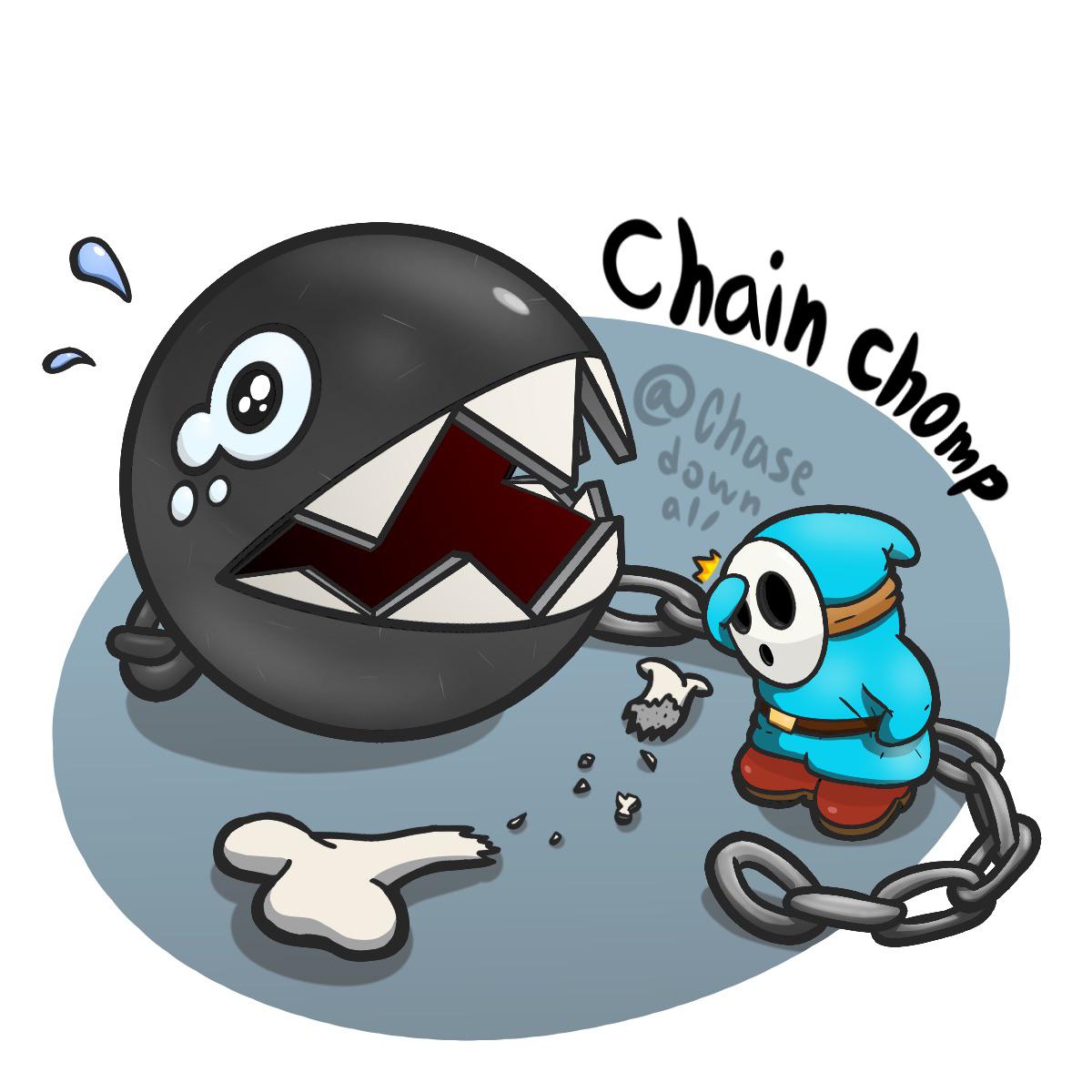 In celebration of Mario’s 35th birthday, 4 Cuddly Death, Chain Chomps