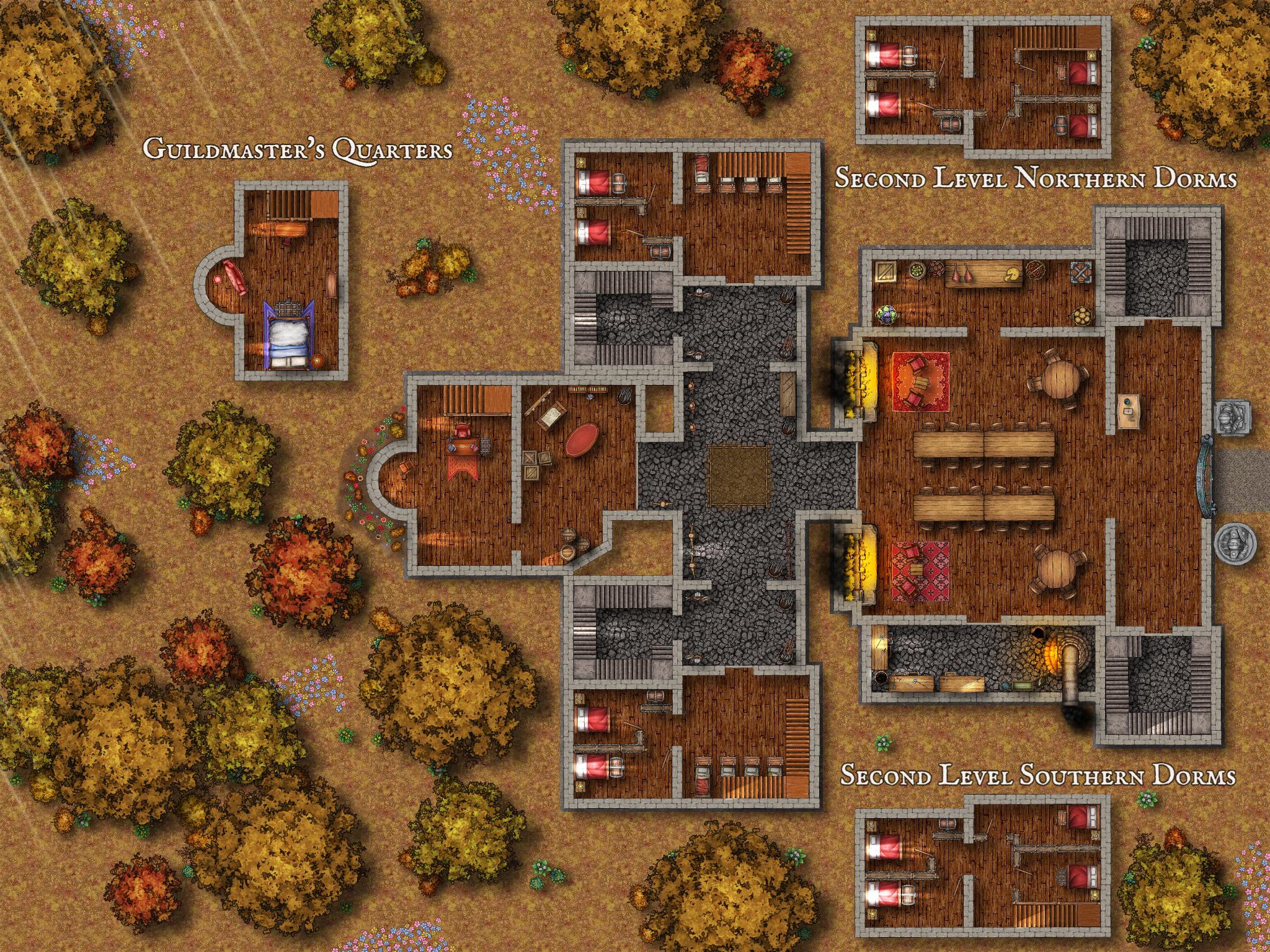 Iron Light Guild Hall V2 Inkarnate r/battlemaps