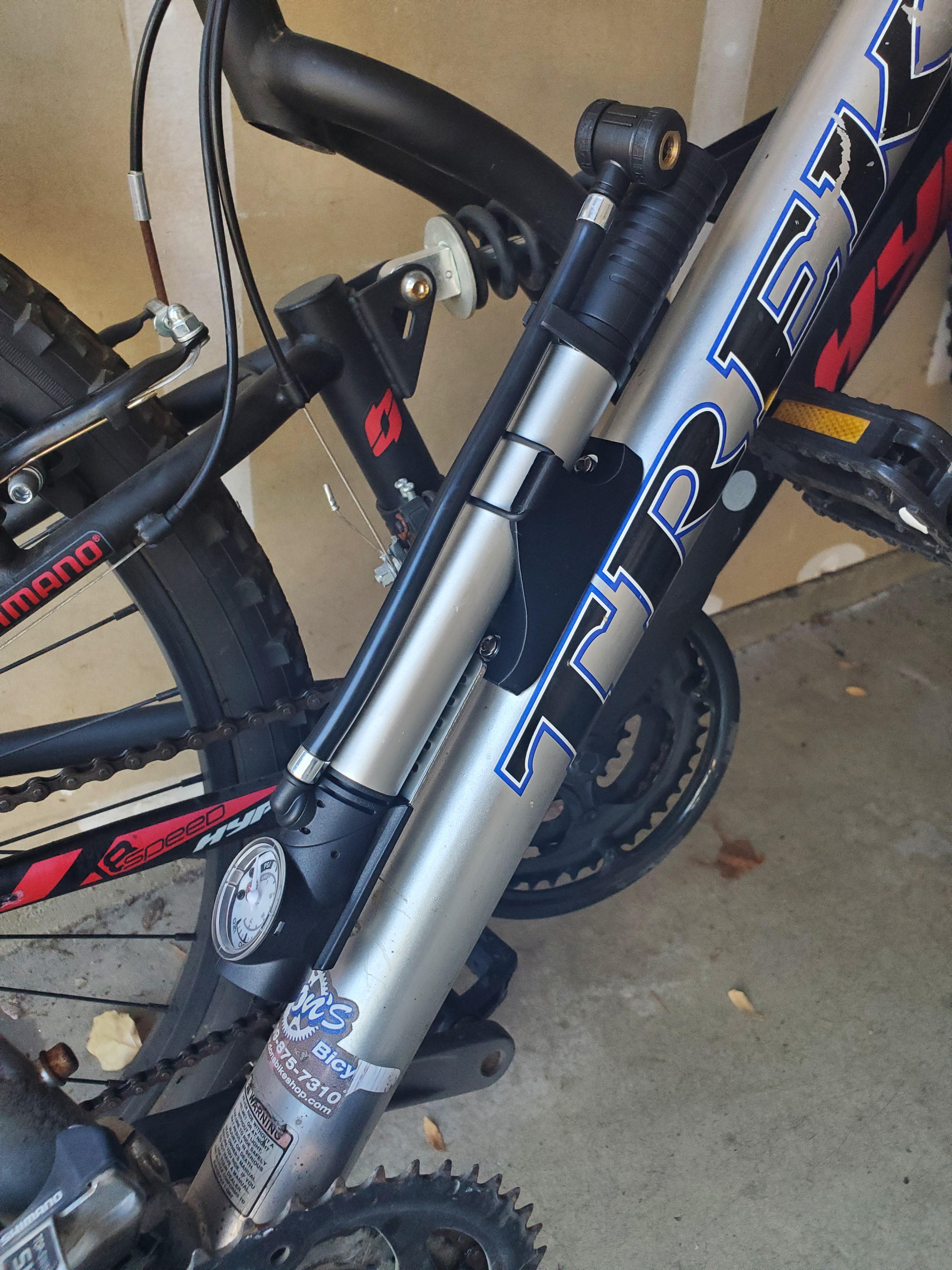 Mini bike pump mount. Made out of ABS, amazed at the quality. r