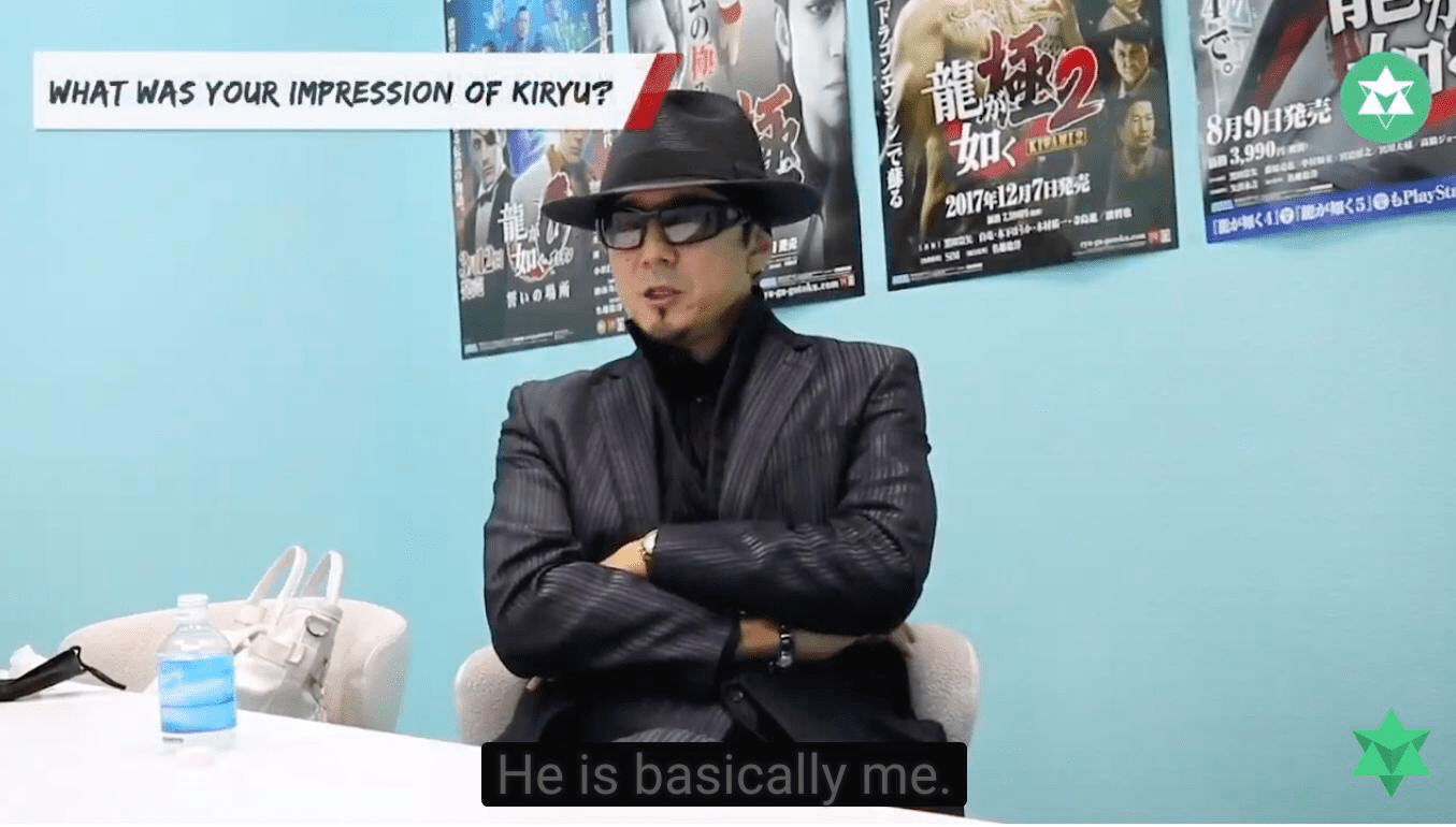 When Takaya Kuroda, Kiryu’s VA, was asked about his impression of Kiryu