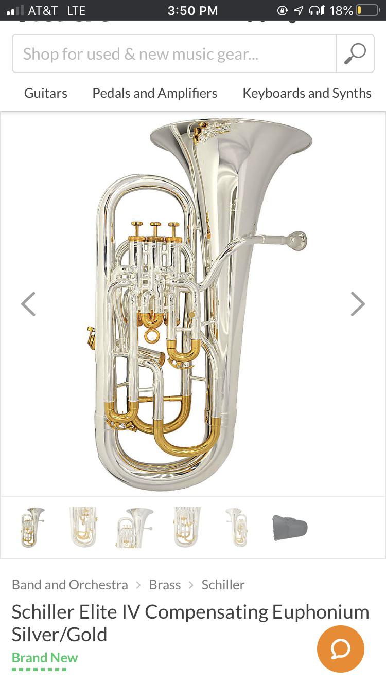 I am thinking about getting this euphonium, it is 1326. Does anyone