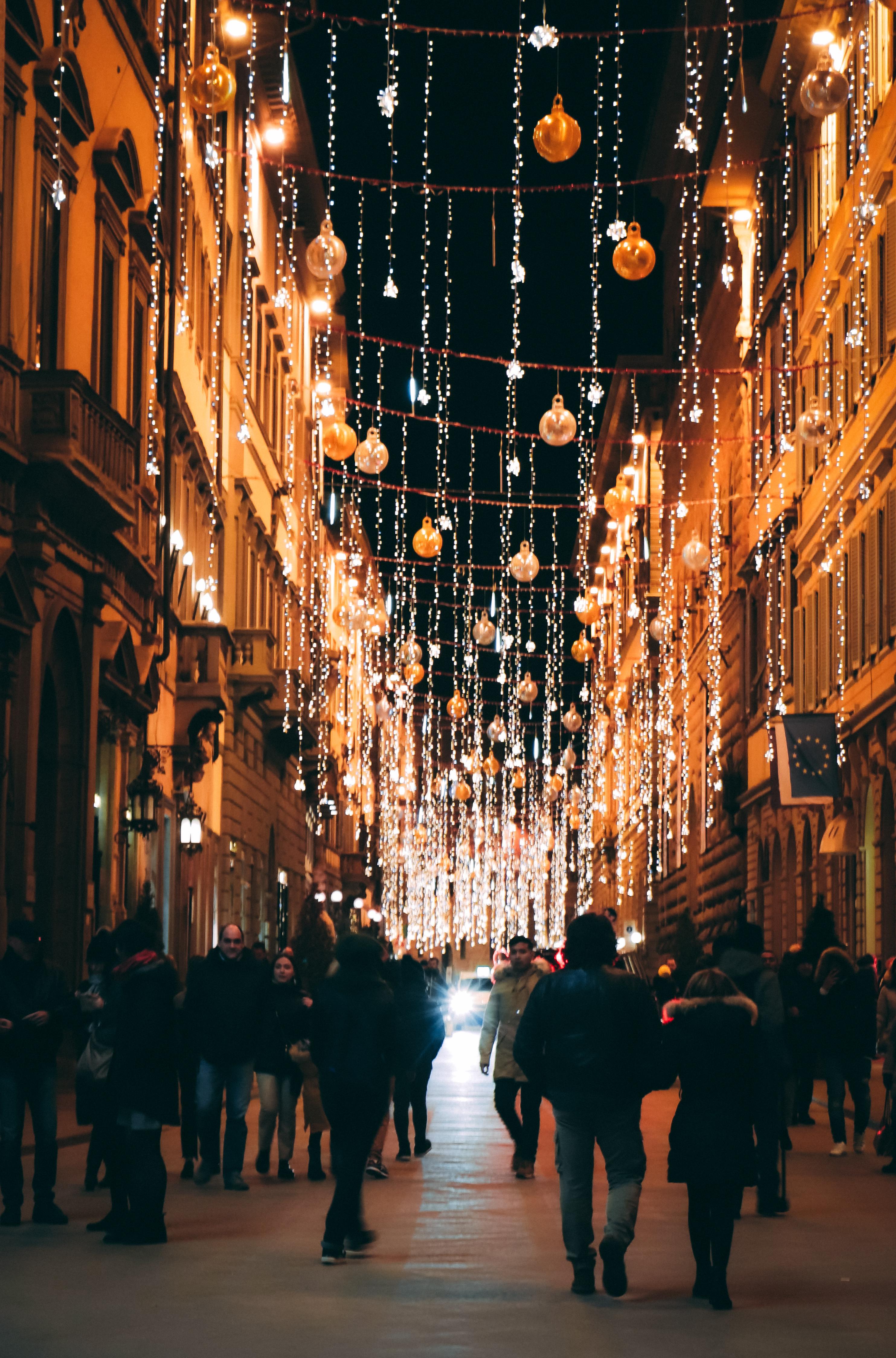 ITAP of Christmas lights in Florence r/itookapicture