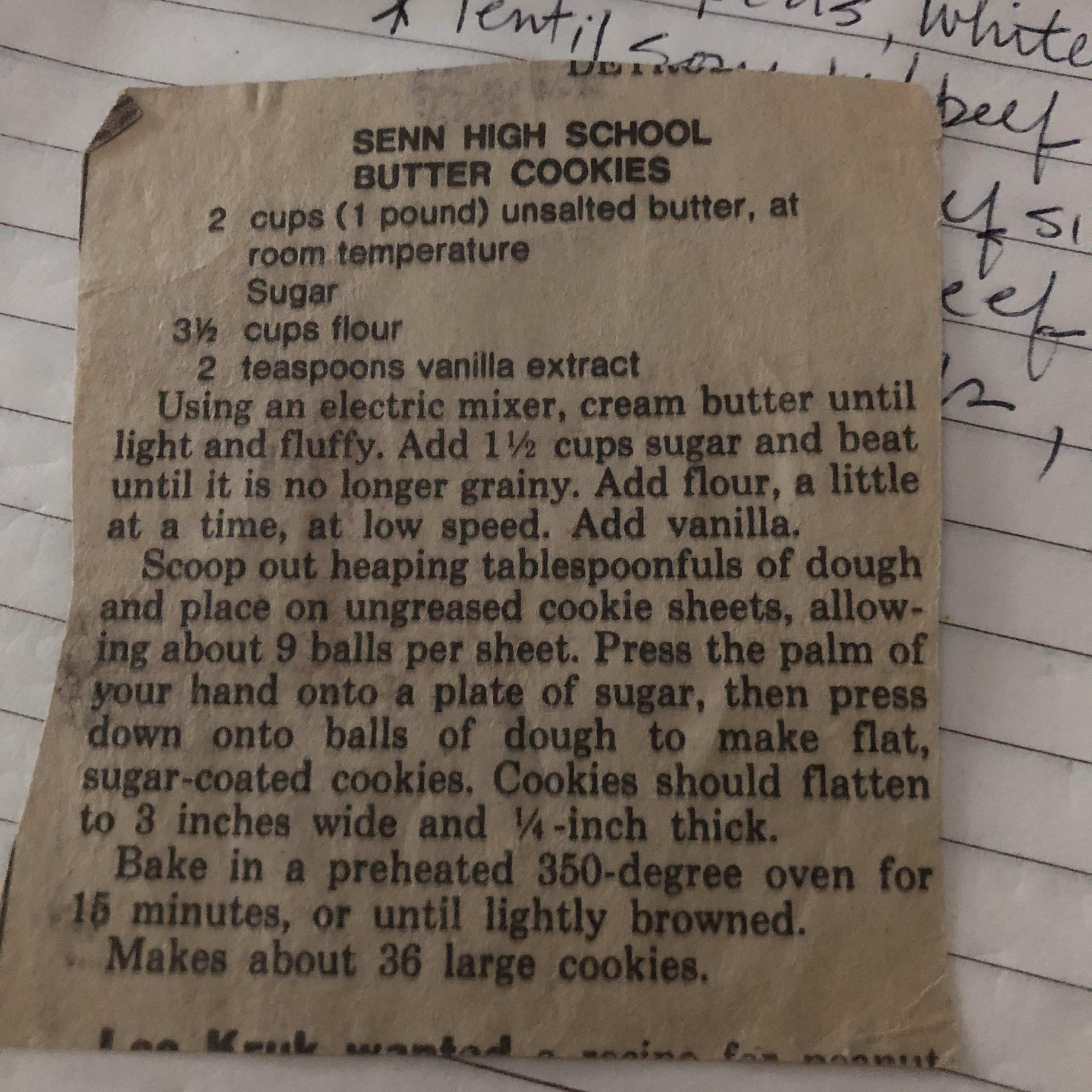 senn hs butter cookies r/chicagofood