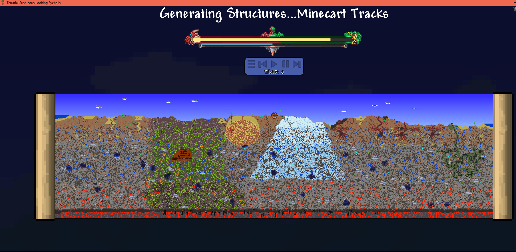 Four Pyramids, and not a single Sandstorm. Terraria