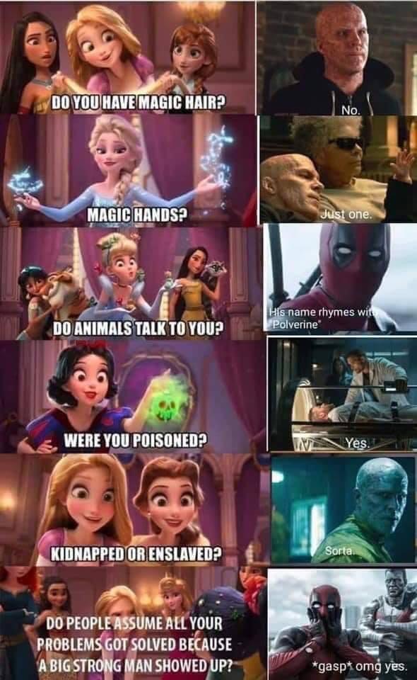 Proof that Deadpool is a Disney Princess LazarBeam