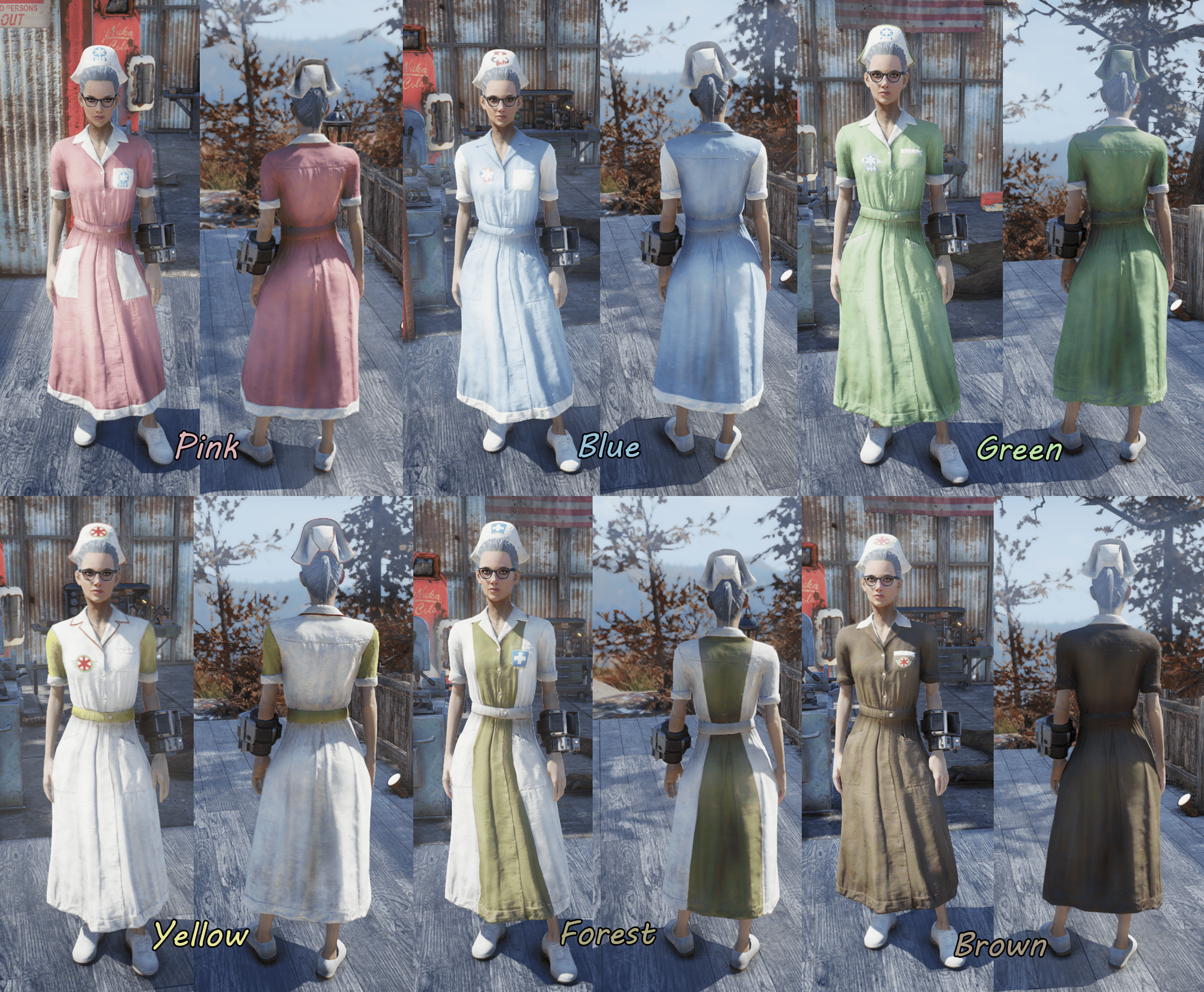 [PC] W Red Asylum Uniform (Last one I need!) H Caps + Hunters Long