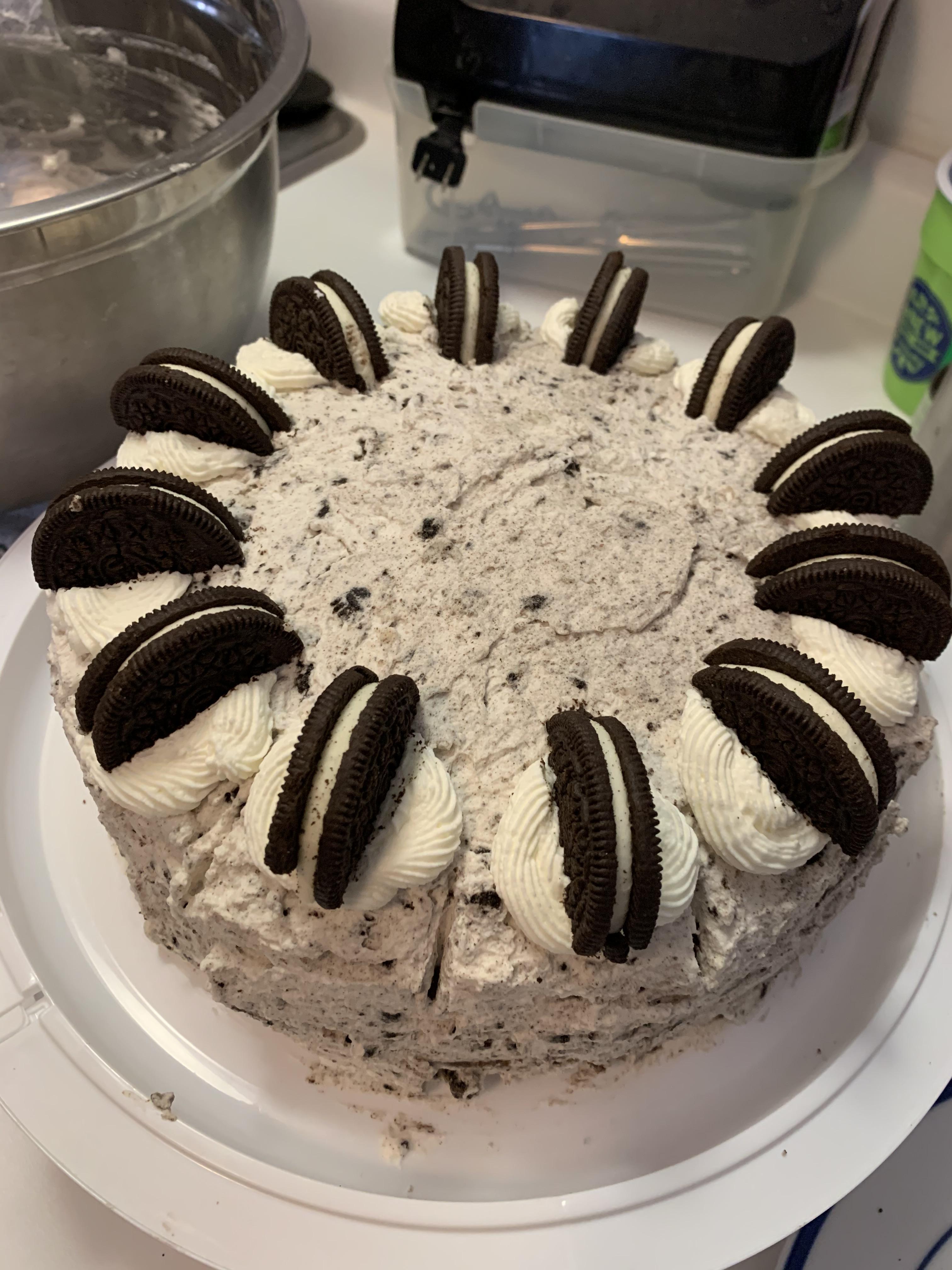 [Homemade] Oreo cake r/food