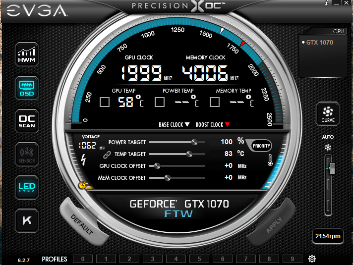 Totally new to overclocking? Is this good for an EVGA 1070? r