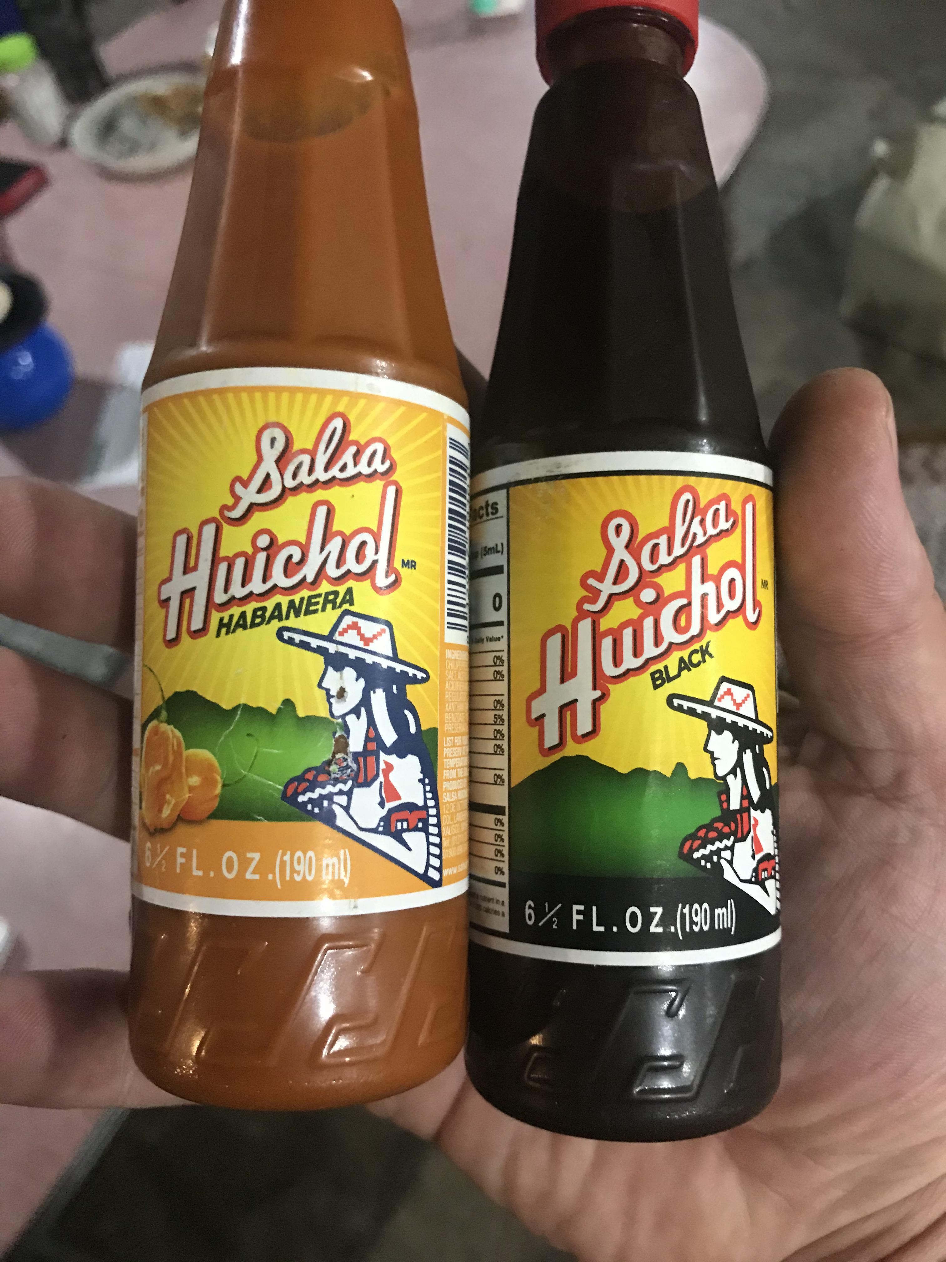 Two worst hot sauces I have ever tasted. Consistency of wet sand and no