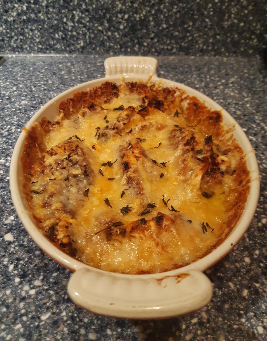 Cheesy Cabbage Gratin r/vegetarian