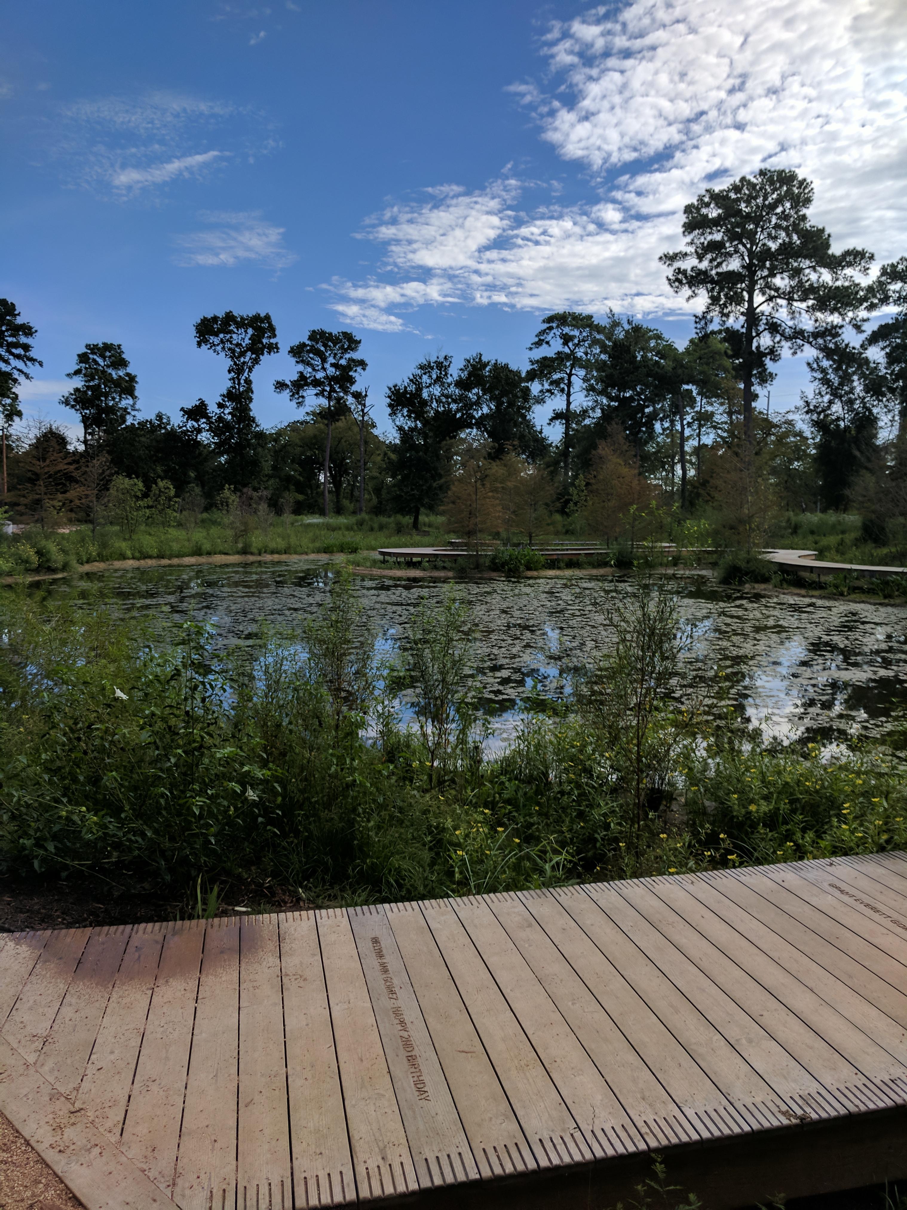 Houston Arboretum and Nature Center. They have done a great job