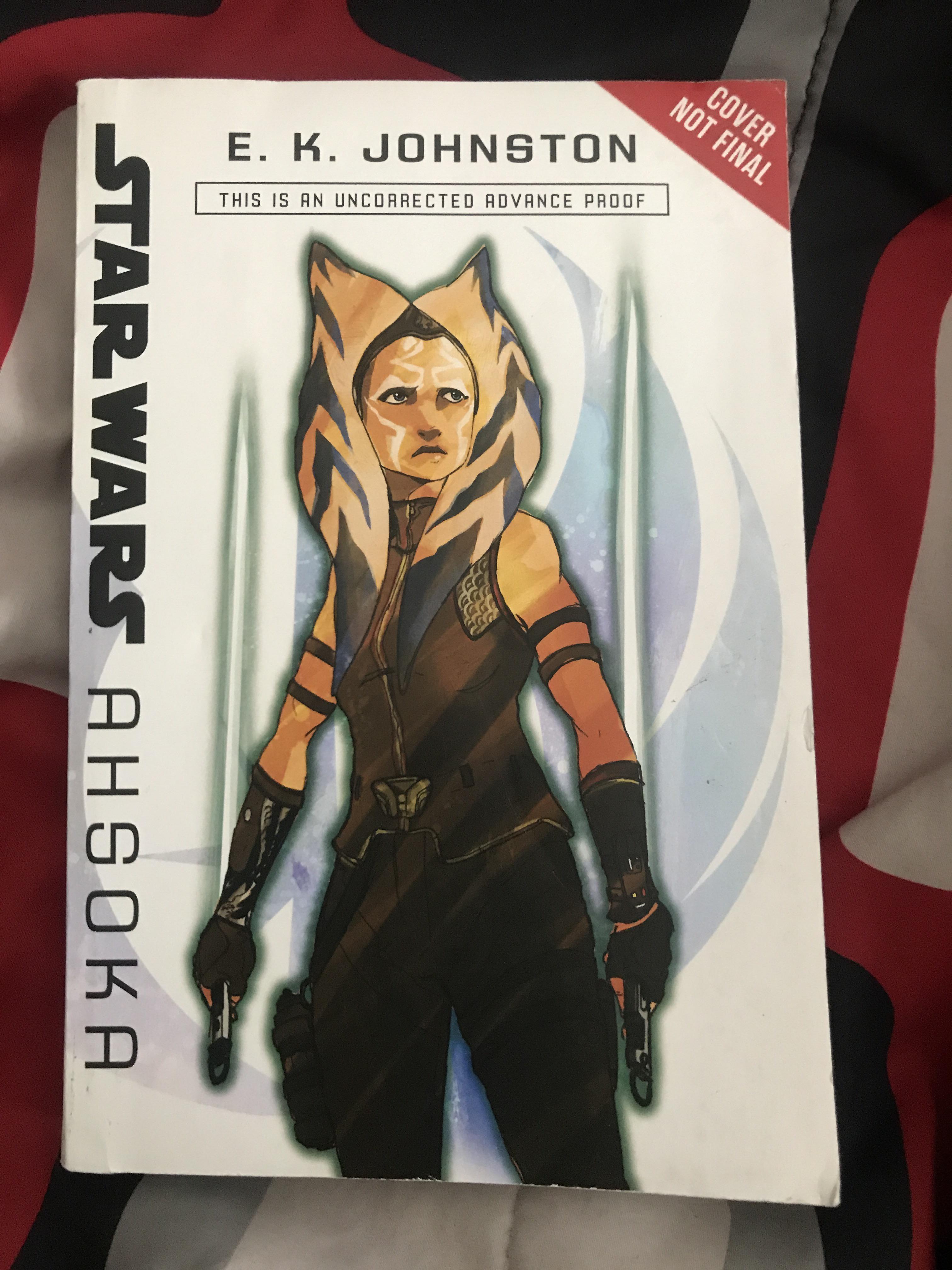 So I ordered an Ahsoka book, but they sent me an uncorrected copy. Is