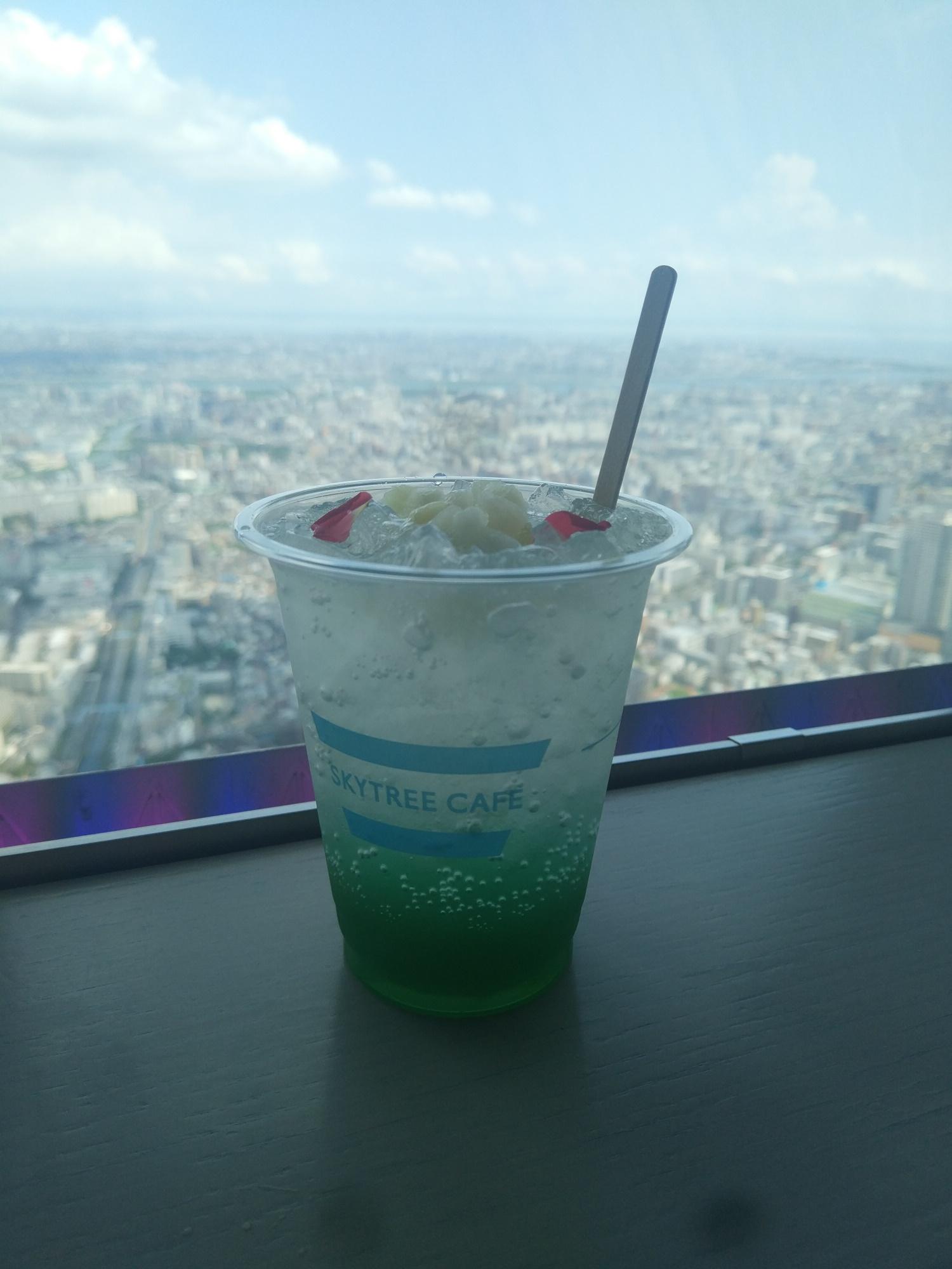 Tequila and Passion Fruit Cocktail at the Tokyo Skytree [OC] r