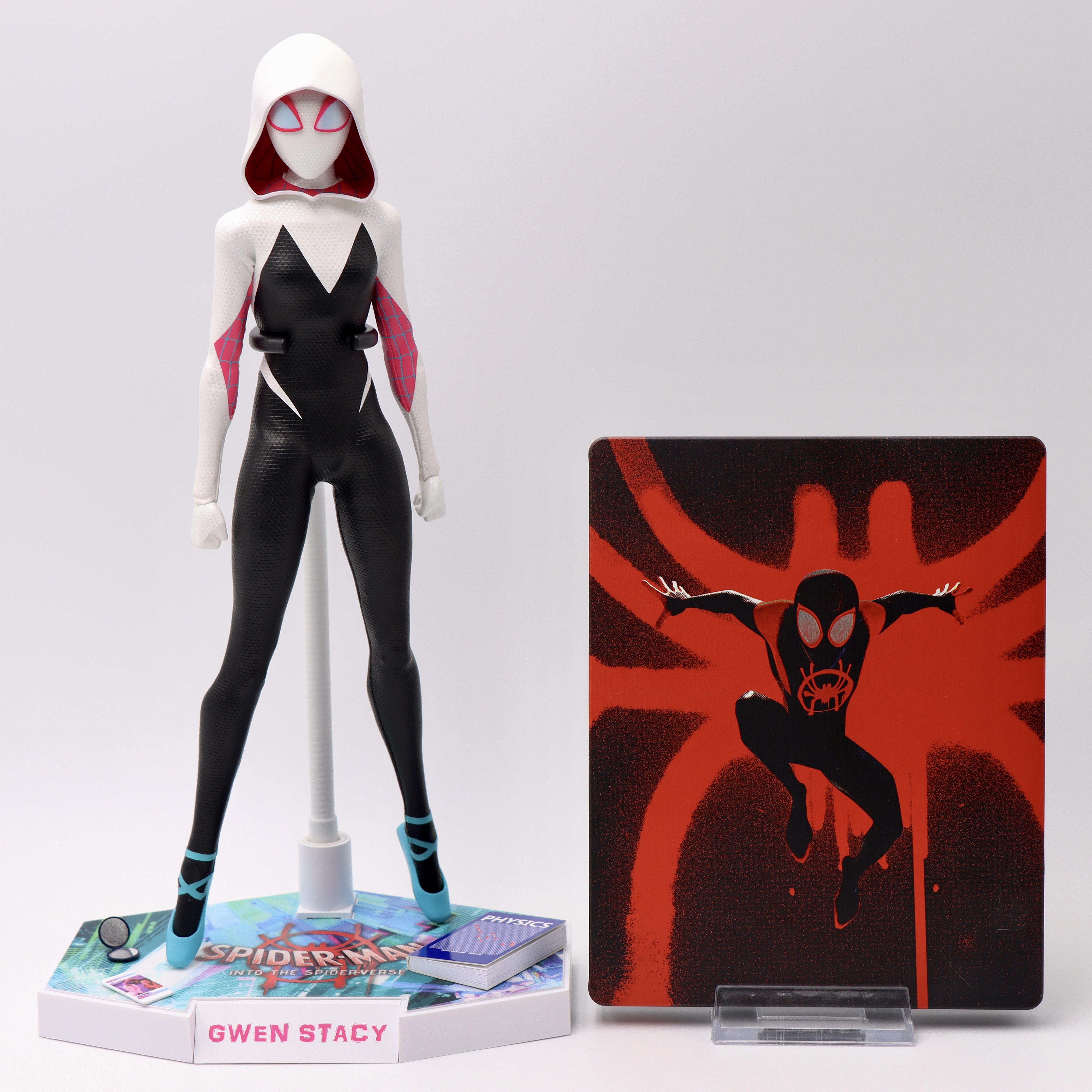 “My name is Gwen Stacy. I was bitten by a radioactive spider, and for