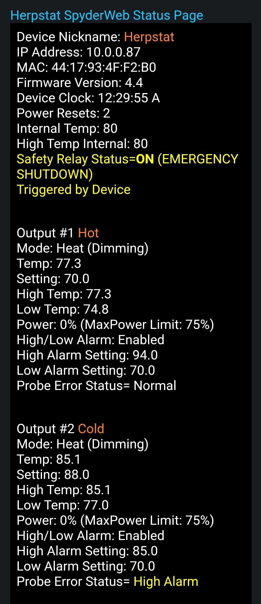 Triggered my Herpstat Spyder : r/ballpython