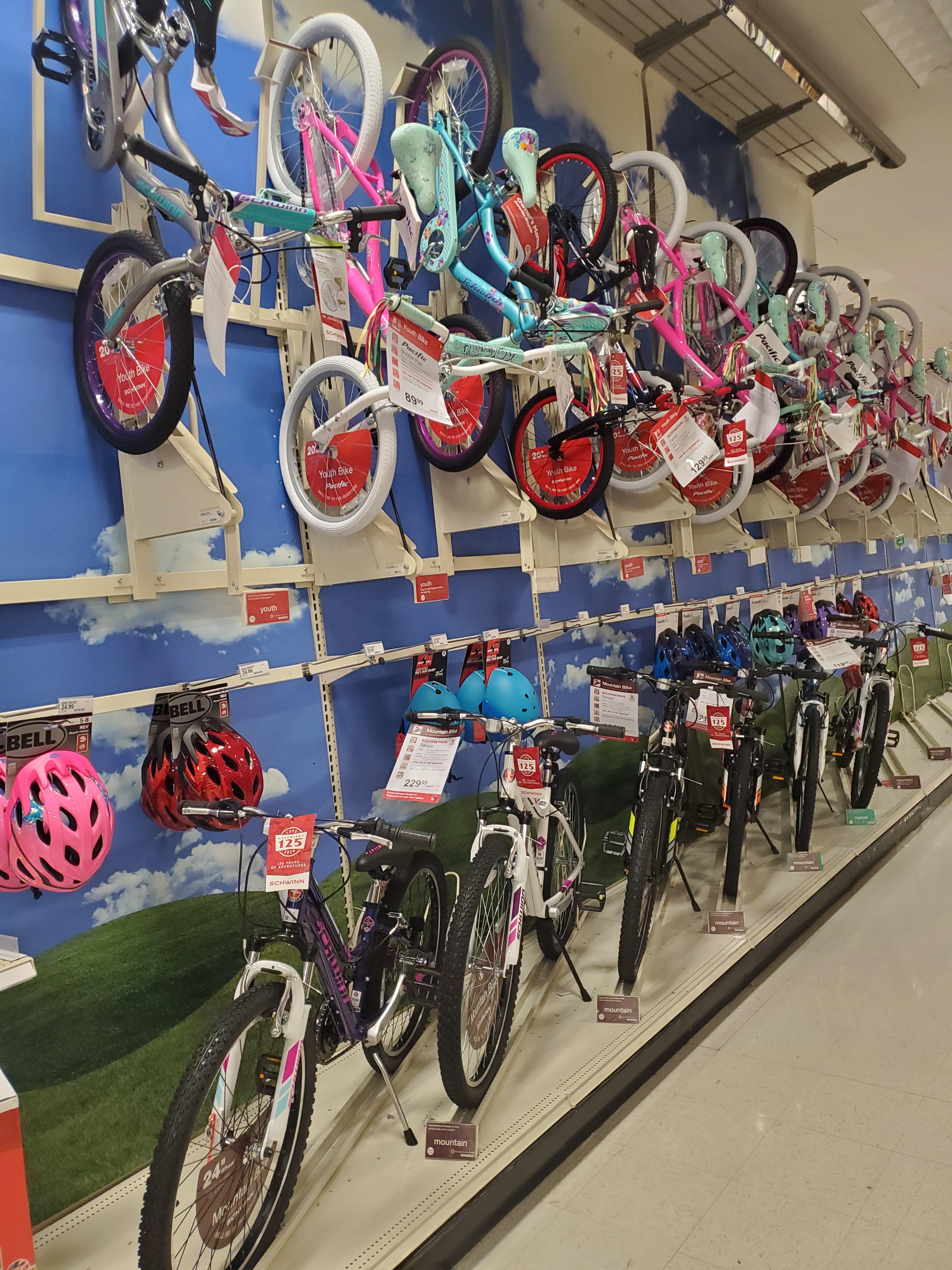 Remember when the bike wall used to look like this? Pepperidge farms