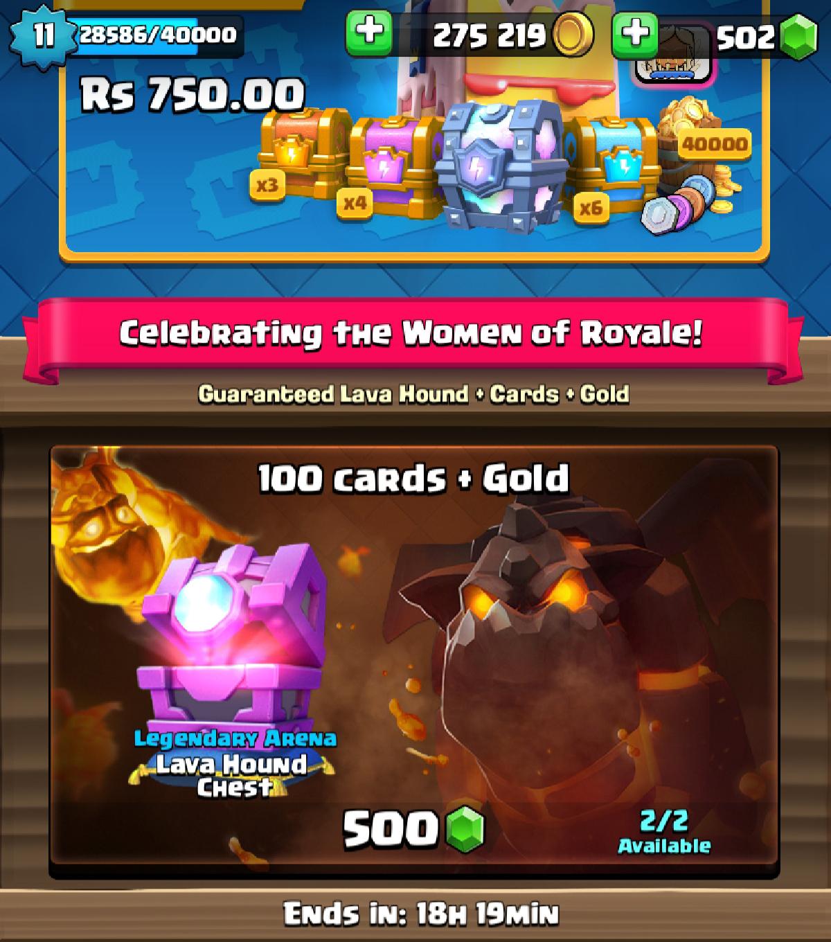 F2p player here, is this chest worth 500 gems? r/ClashRoyale