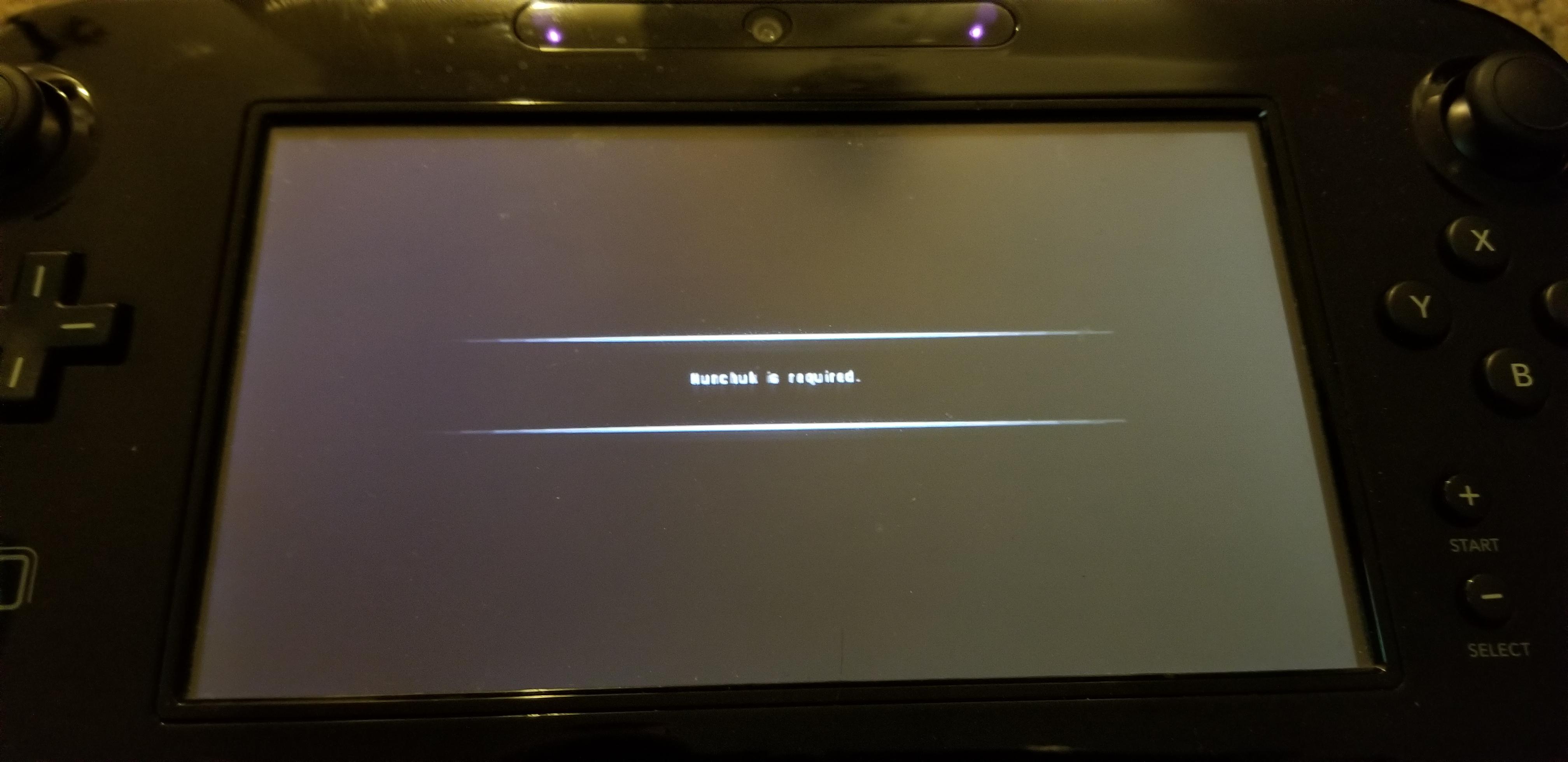 !!Nunchuck Required!! Is there anyway for the Gamepad to emulate a Wii