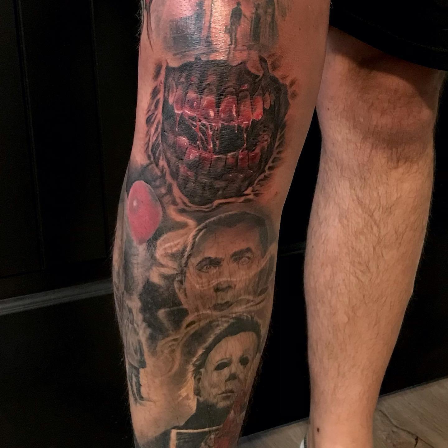 New Additions To The Horror Leg Sleeve By Melissa And Black Spruce Tattoo In Kensington, Prince Edward Island, Canada : R/Tattoos 1440_x_1440_jpg