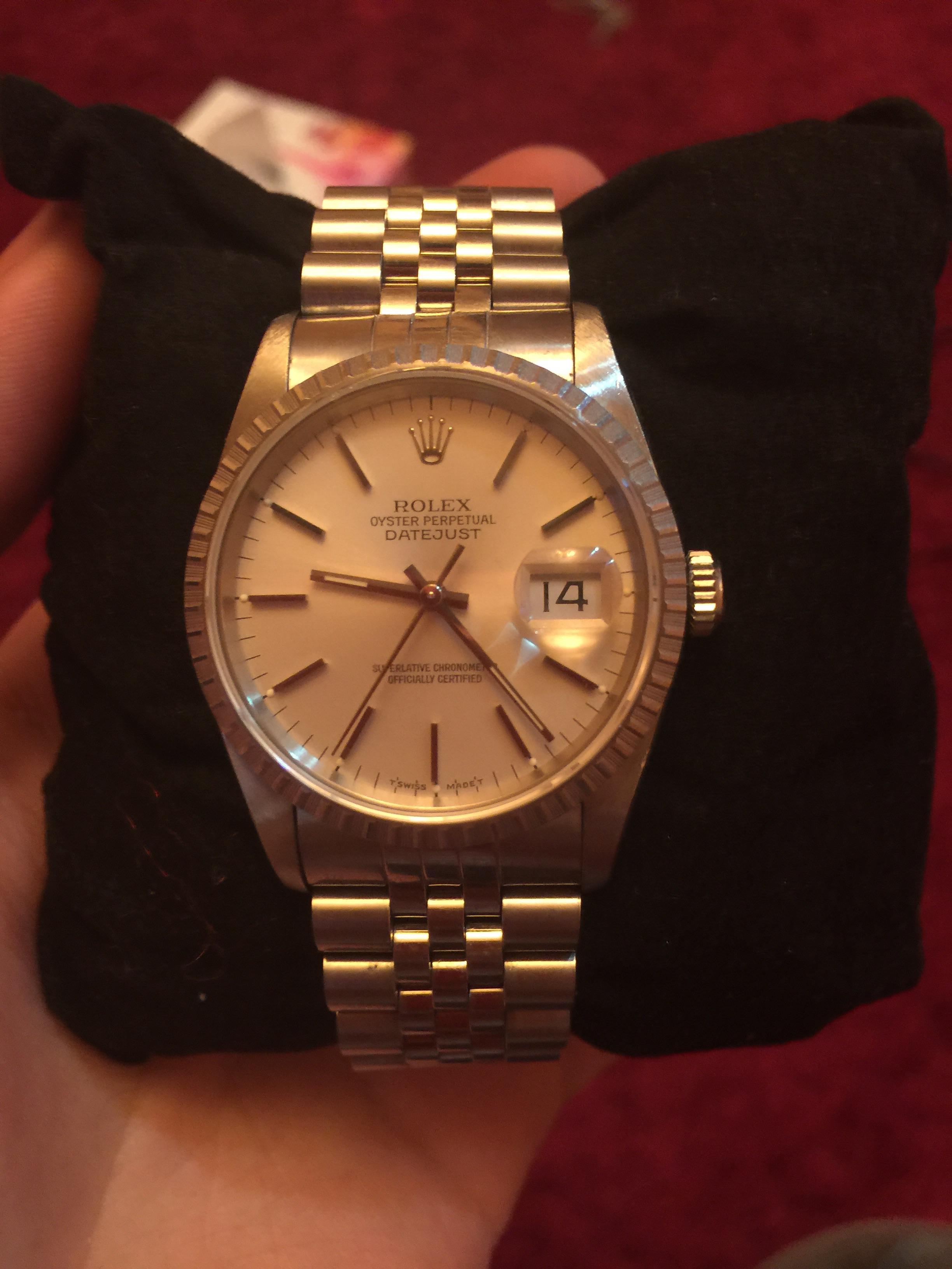 This is my grandfather’s vintage rolex watch. Can someone tell me what
