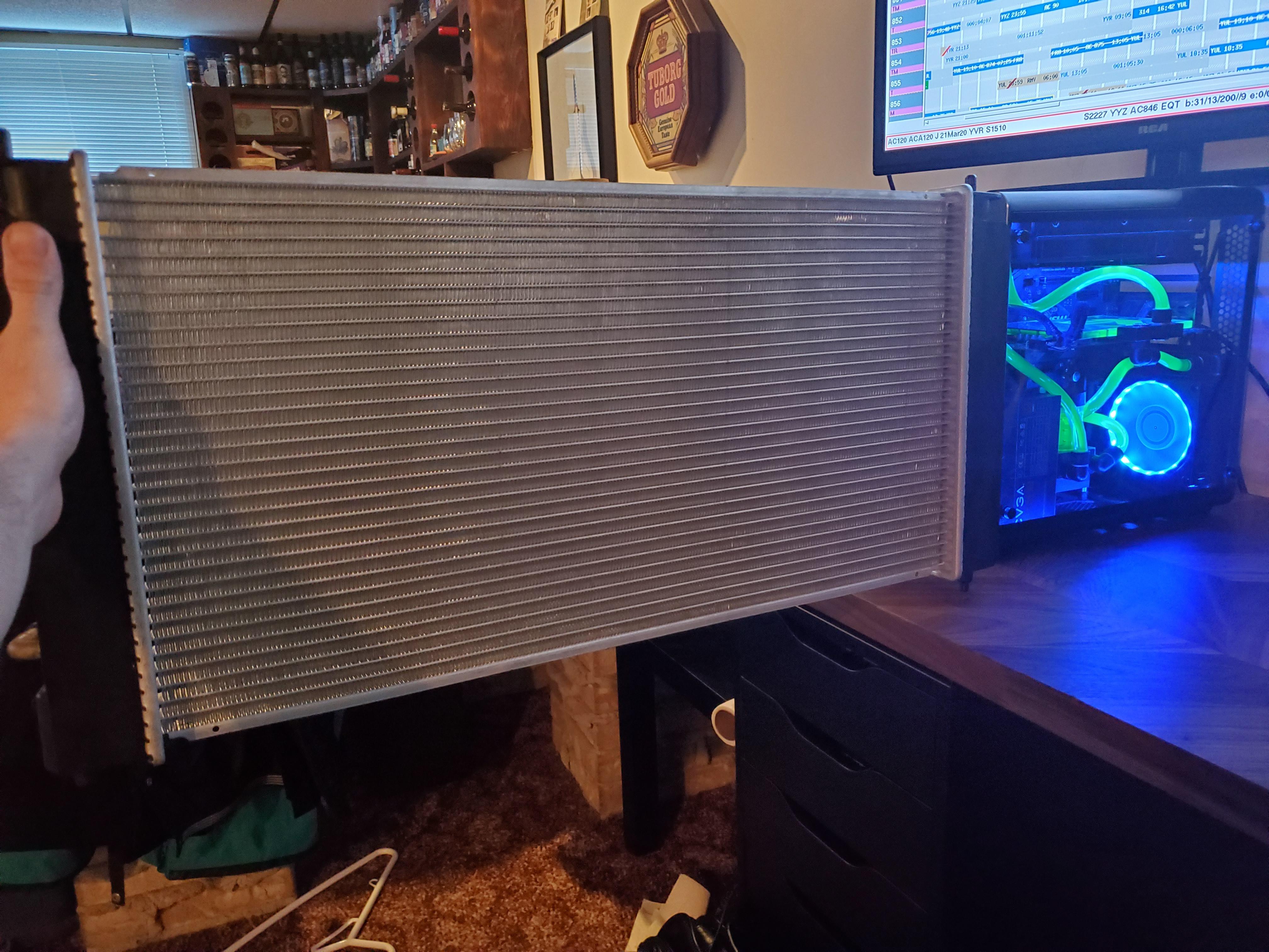 When you keep seeing MORA3 posts but cant say no to an 18 radiator on