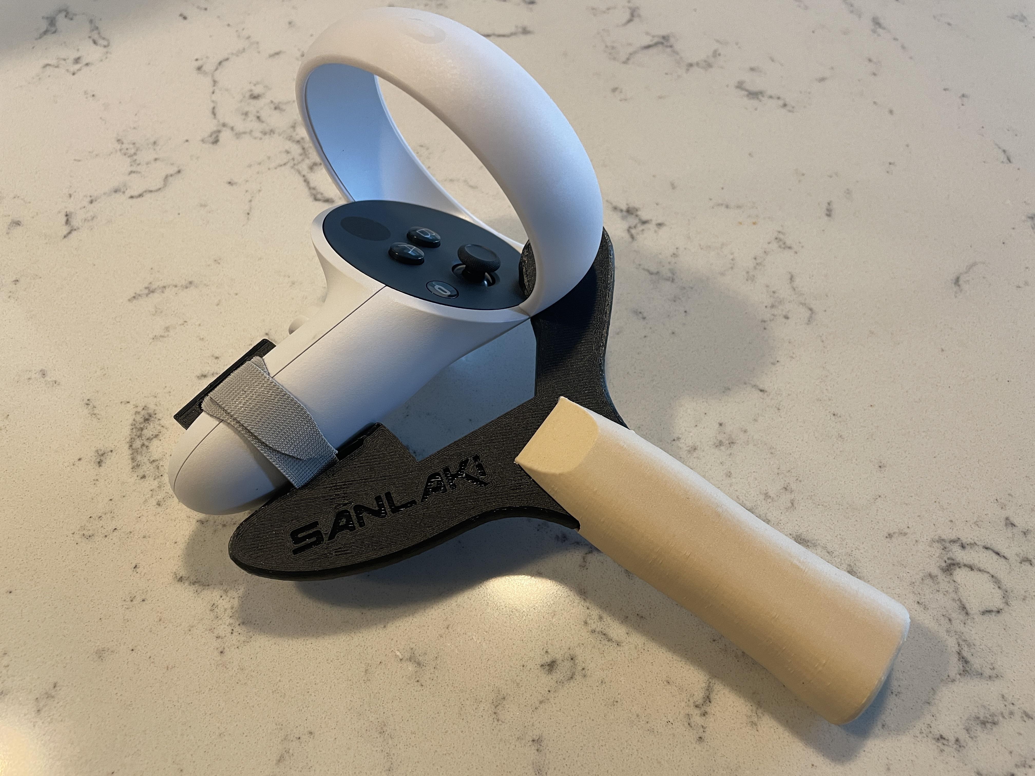 Oculus Quest 2 Ping Pong Paddle to play Eleven Table Tennis comfortably