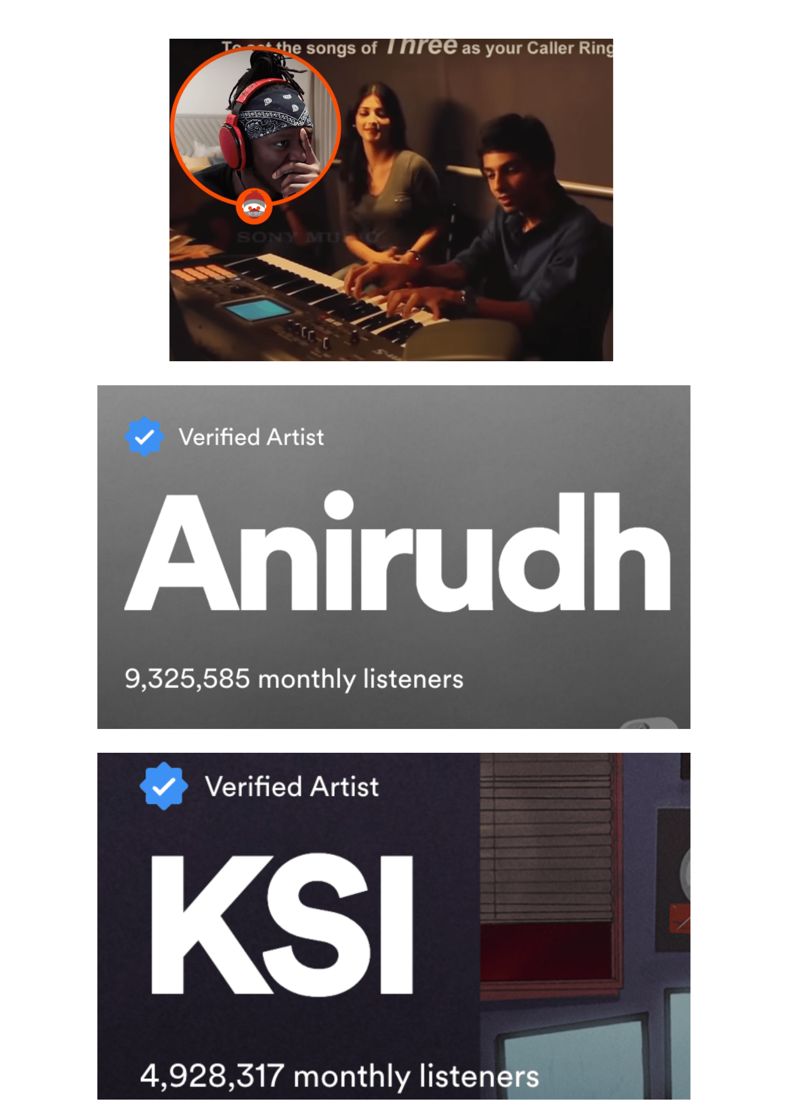 The singer in your new video has more monthly listeners than JJ r/ksi