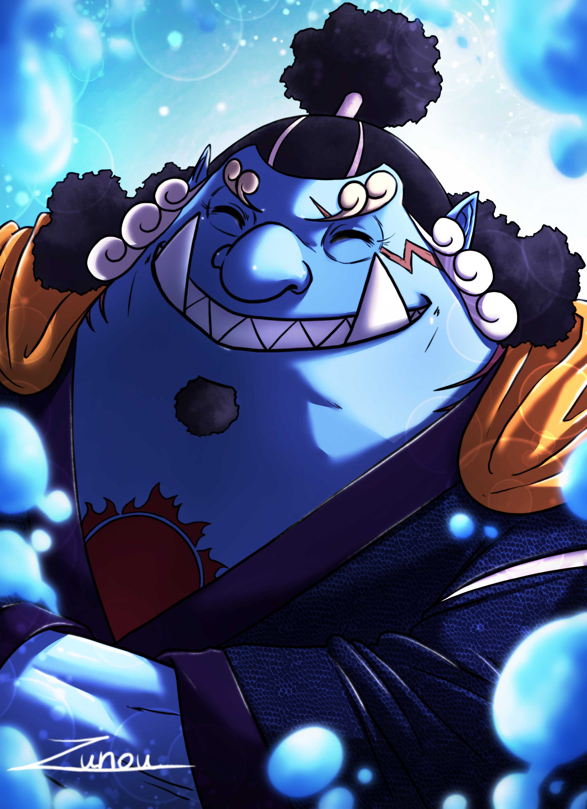 [OC]Happy Birthday Jinbei! (IGzunou.art) r/OnePiece