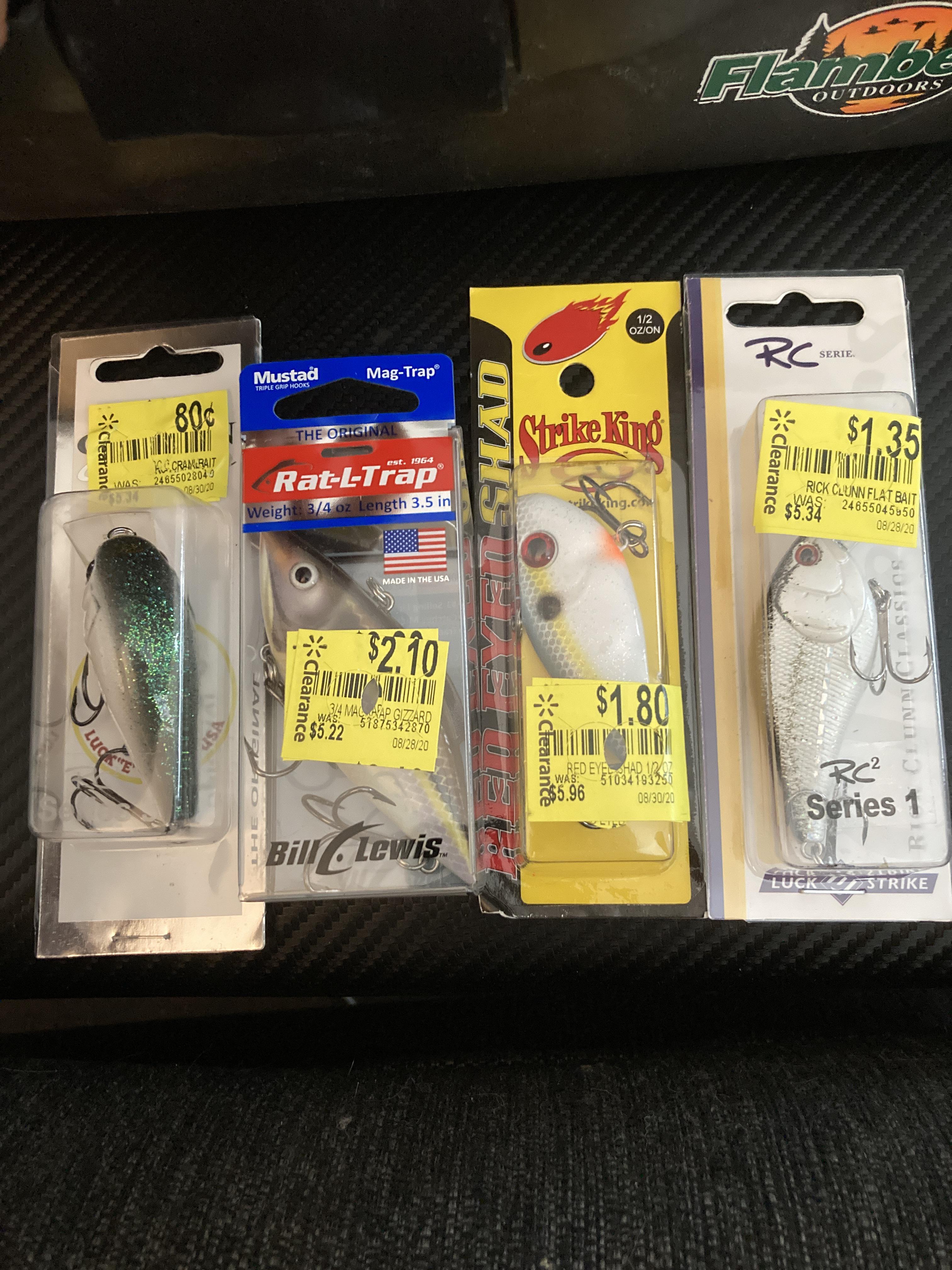 Walmart has fishing gear in the clearance aisle right now to make room