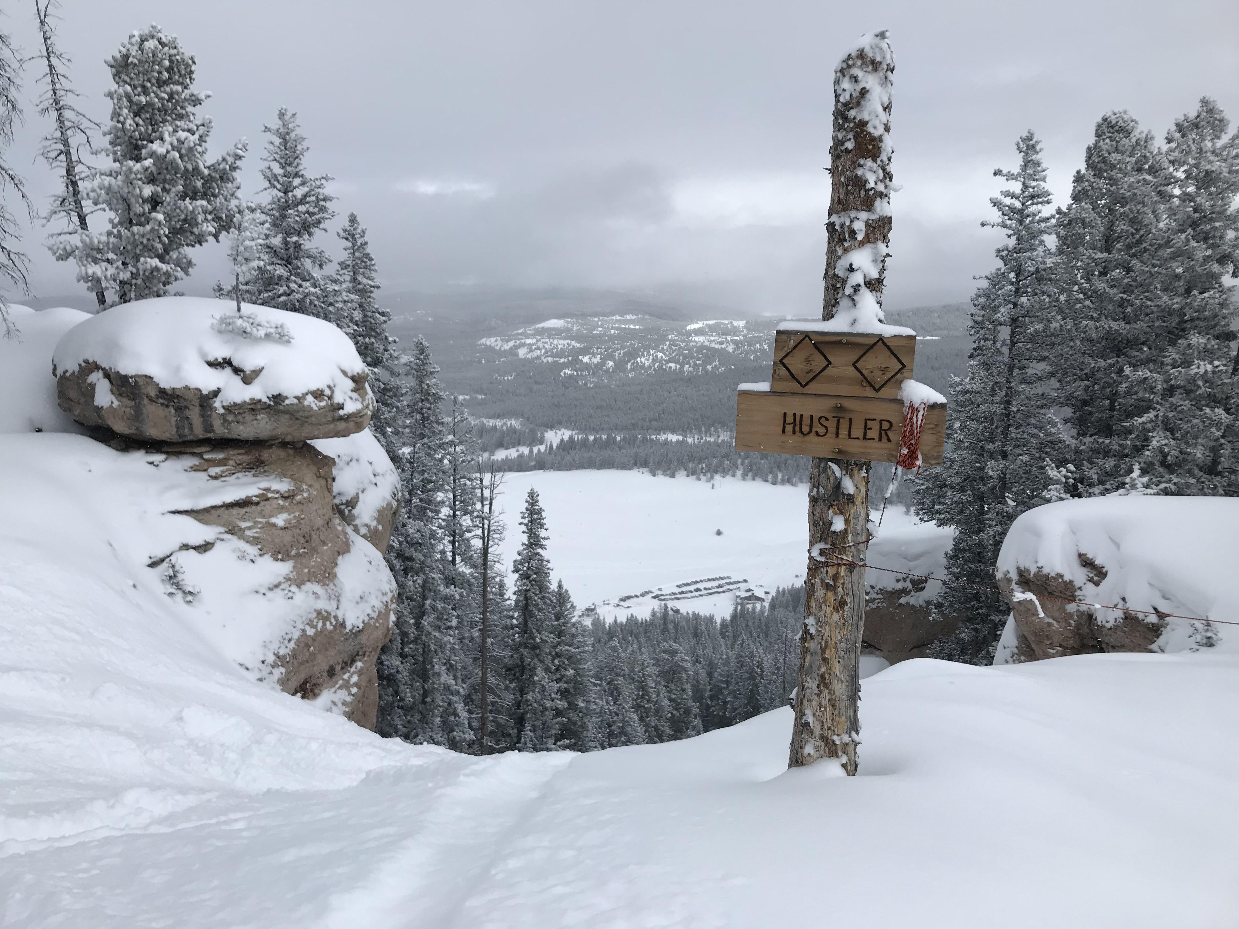 A small resort in the Bighorn mountains in Wyoming. 6 inches of fresh