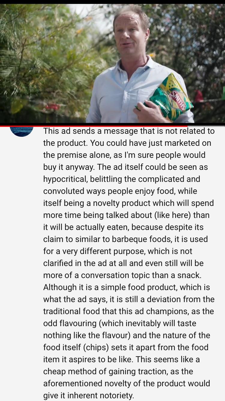 Someone decided to write an essay about chips r/iamverysmart