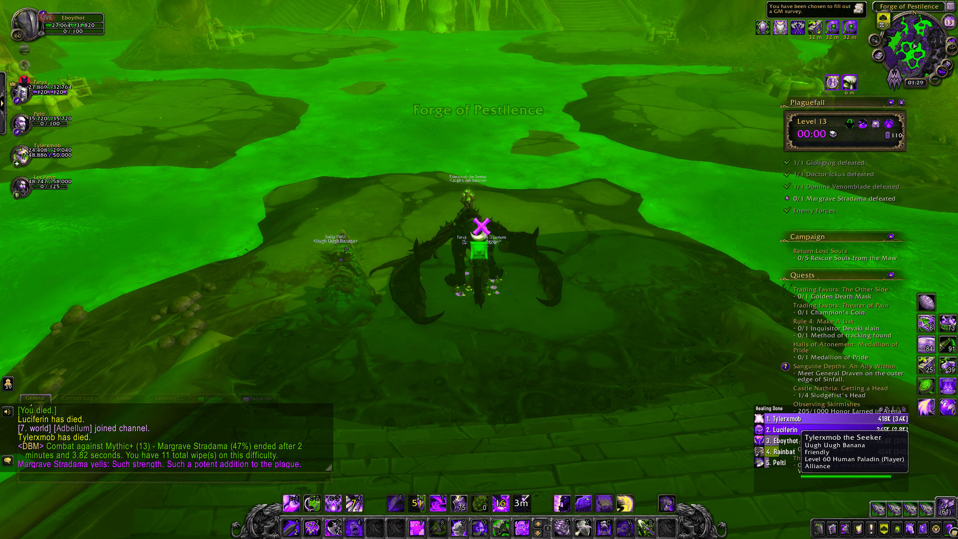 Late night Plaguefall fun. ) r/wow