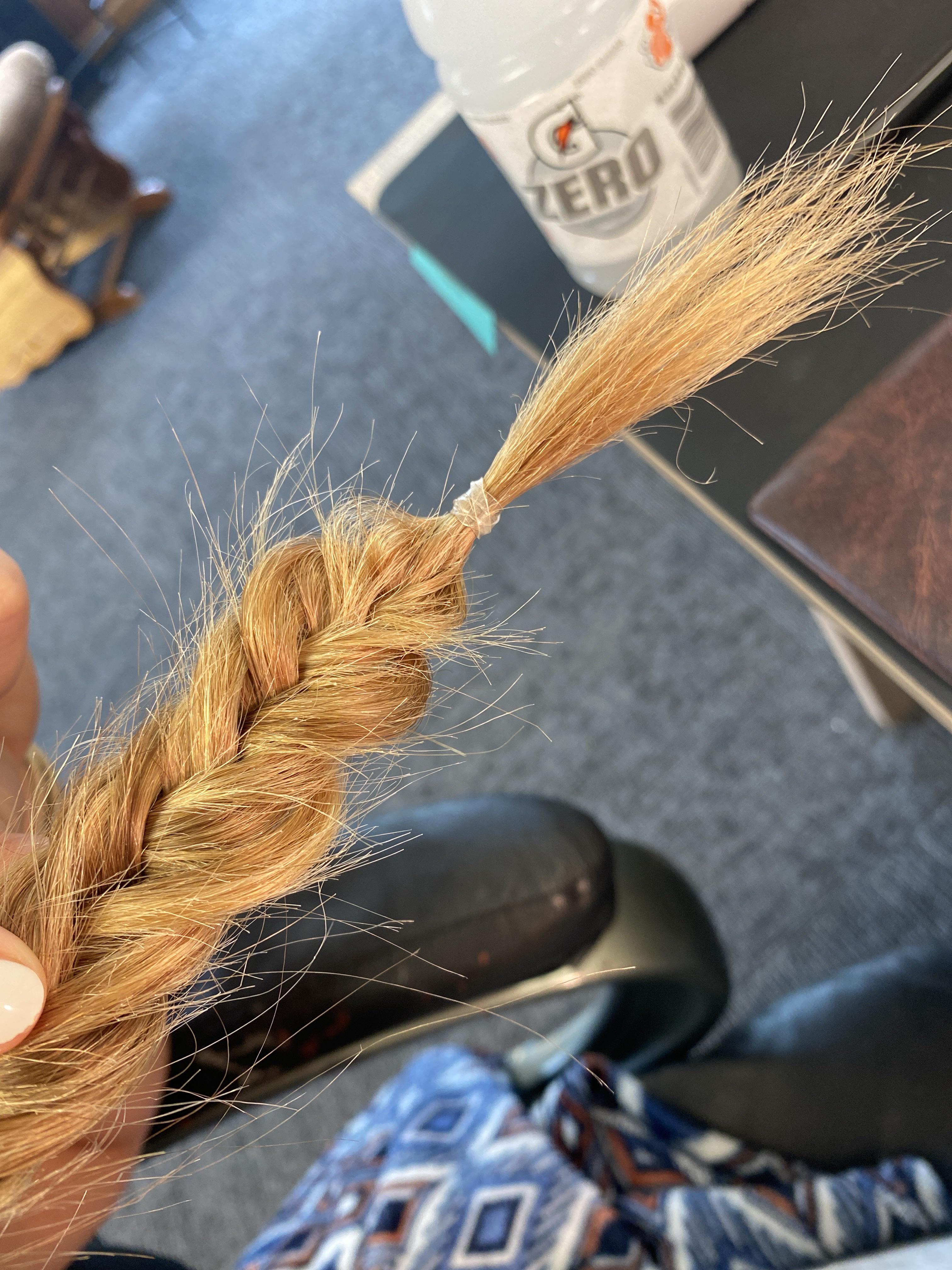 Please help meeee!! I’m desperate. After I shower my hair seems pretty