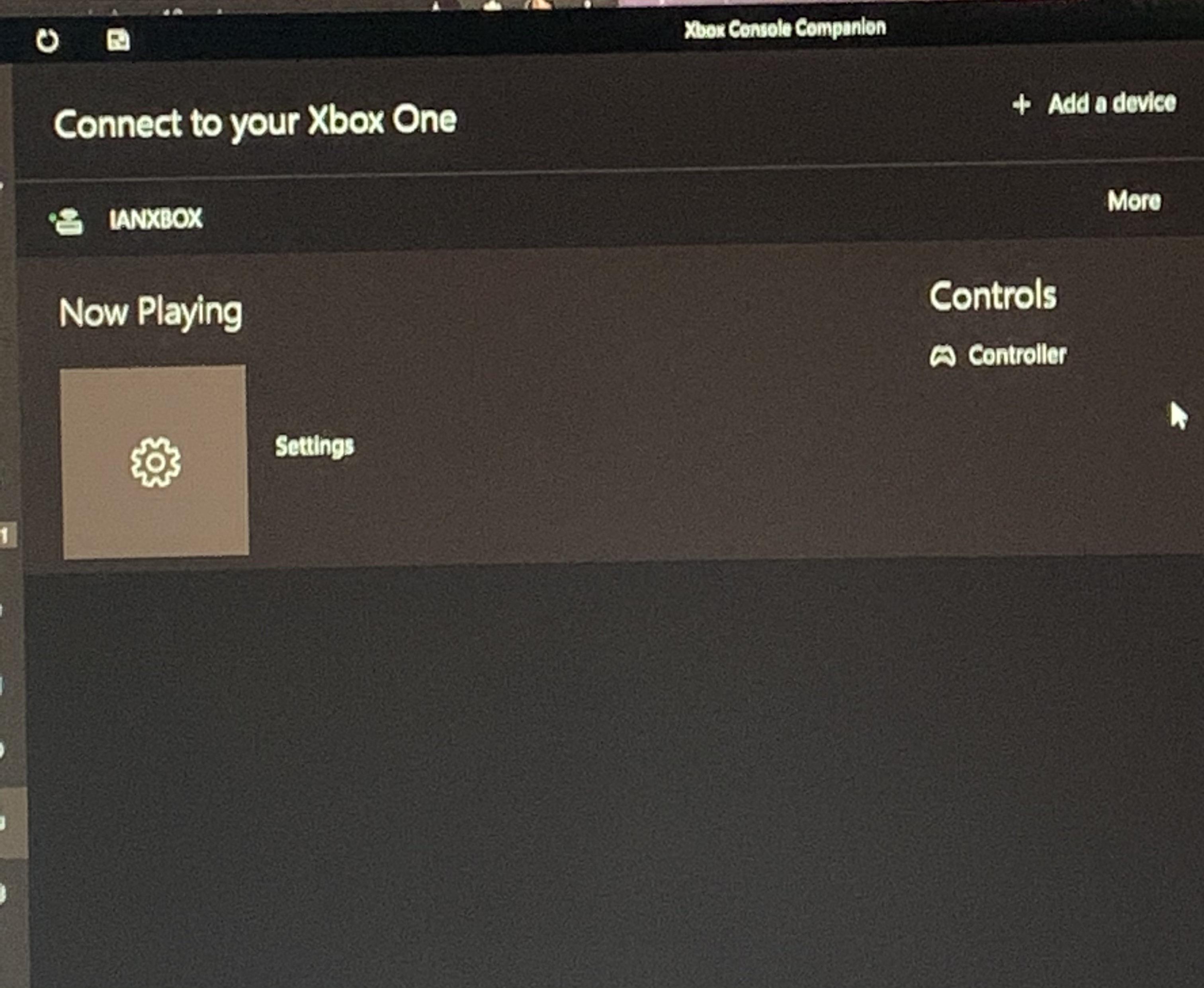 PLEASE HELP! I connect to my Xbox via the Xbox Companion App on my
