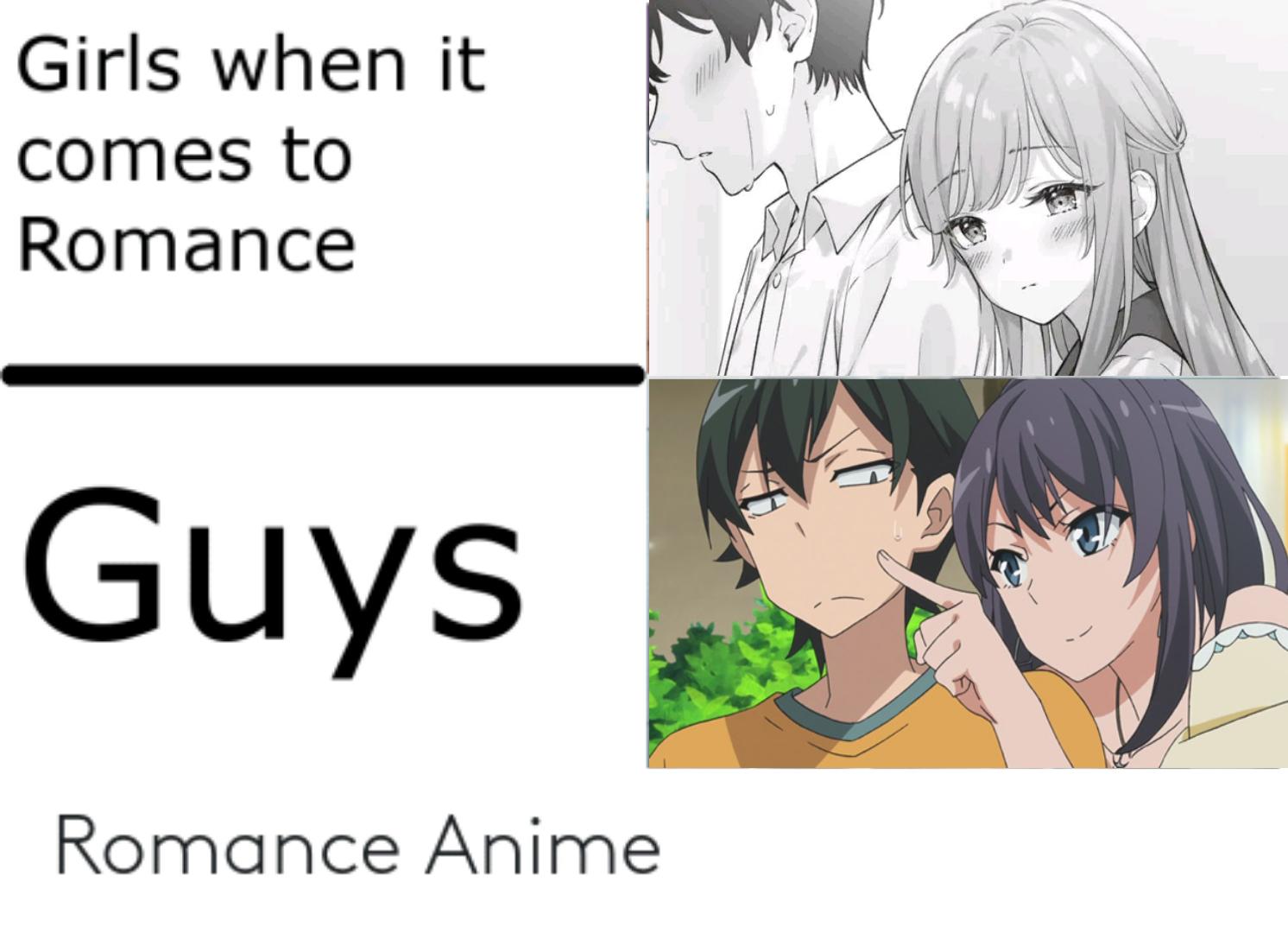 When guys watch animes r/OreGairuSNAFU