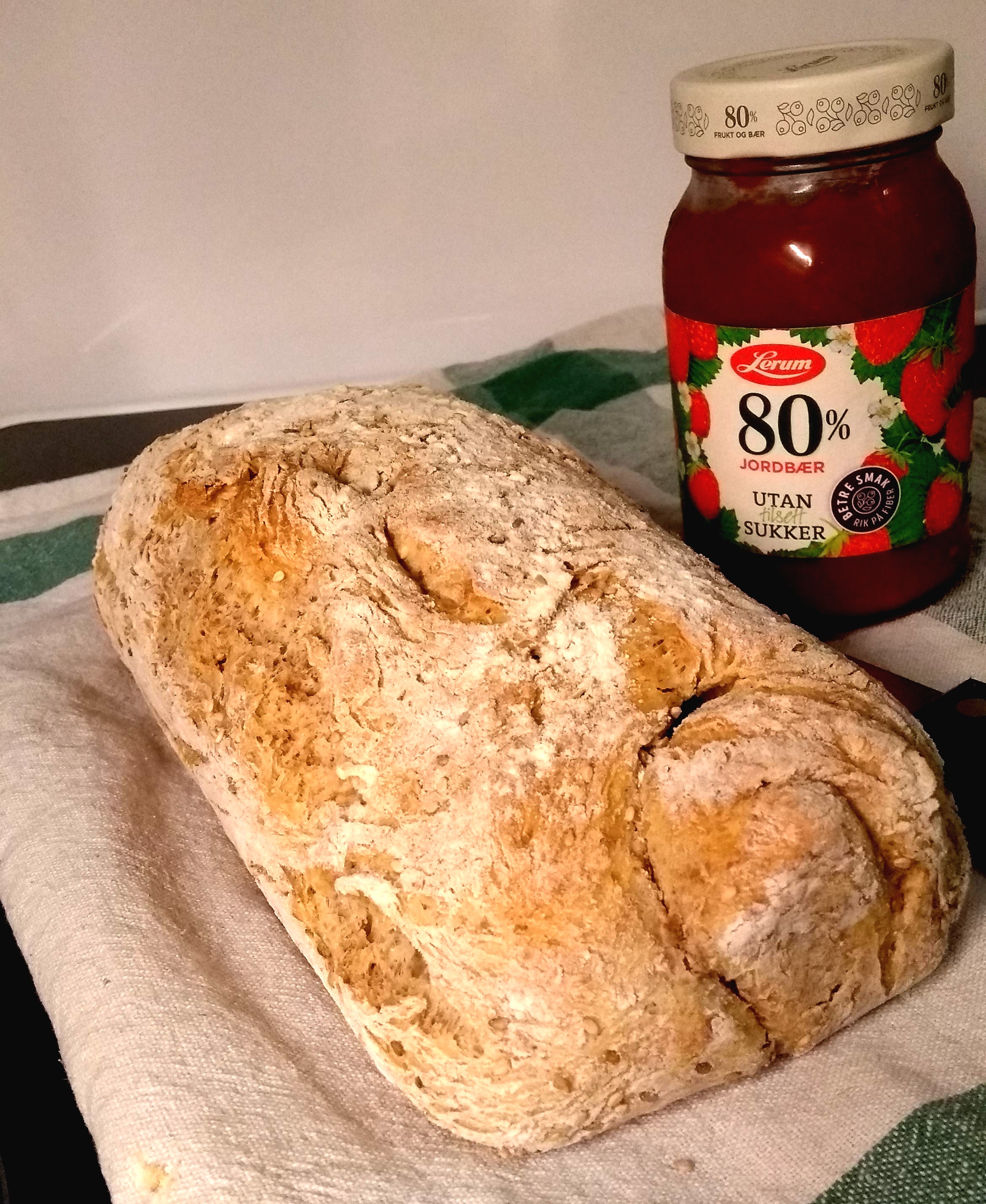 Homemade bread from scratch. No more plastic wrapping or