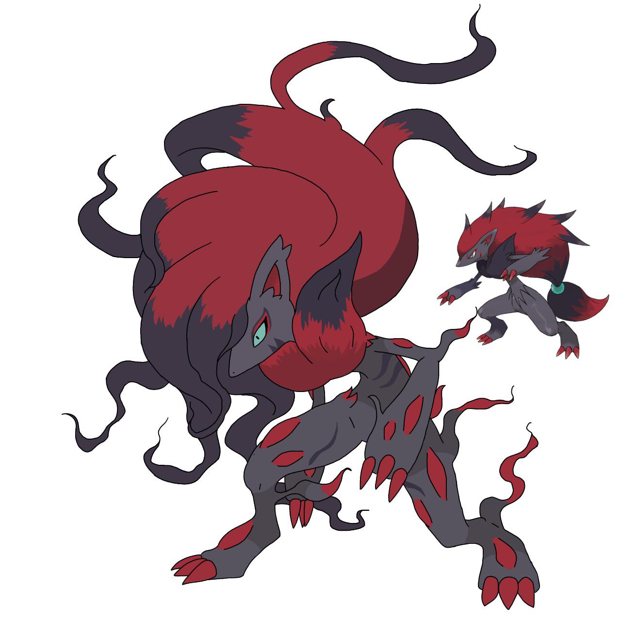 Hisuian Zoroark with original Zoroark’s color scheme r/pokemon
