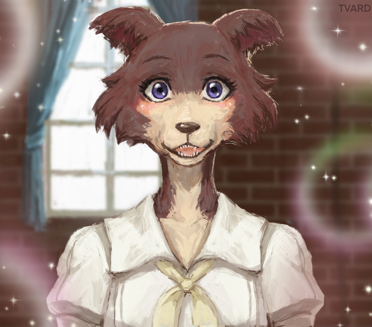 A beautiful fanart of happy Juno by [Tvard]