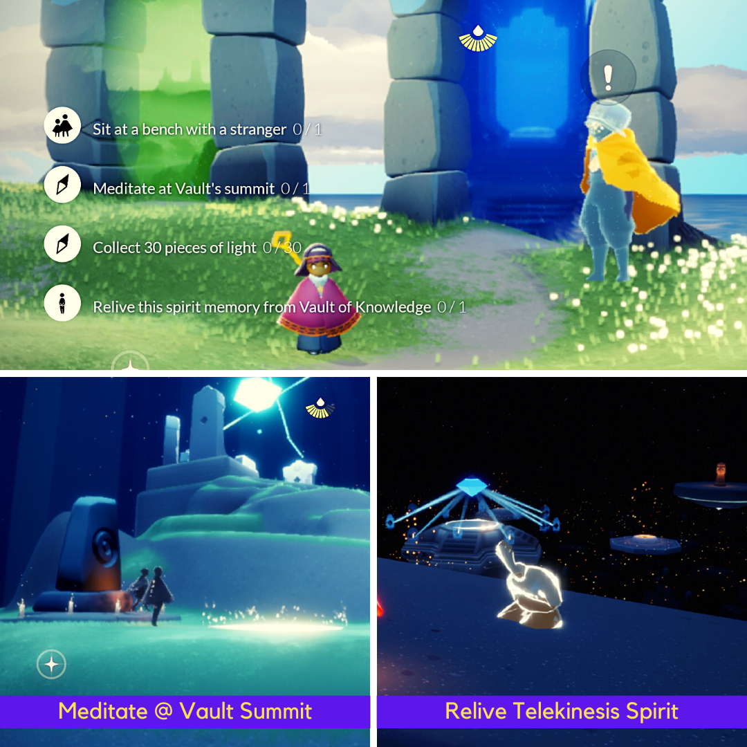 23rd May Daily Quests (Vault of Knowledge) Meditate at Vault's