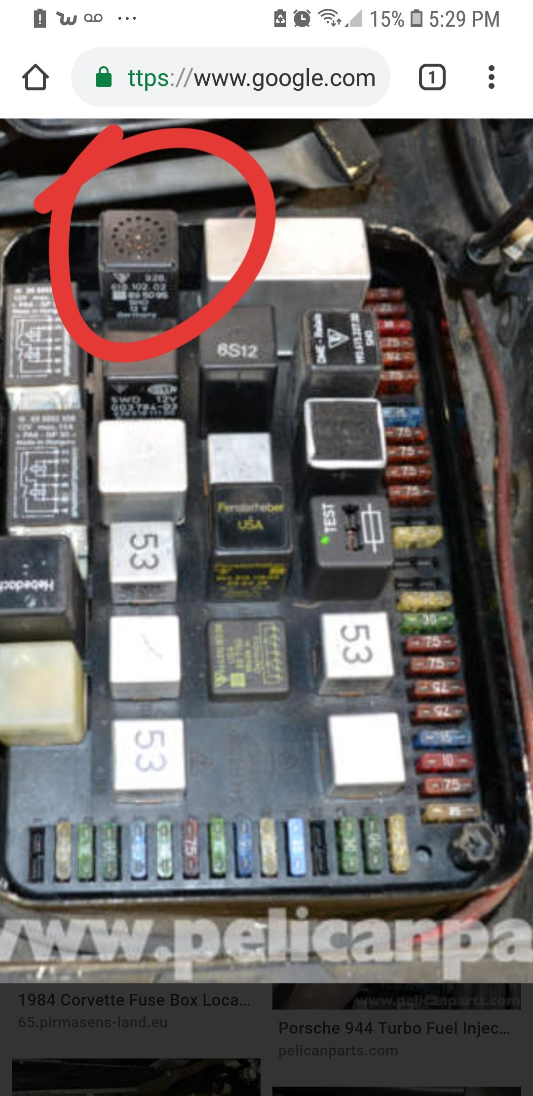 Porsche 944 Fuse Box Diagram Wiring Diagram