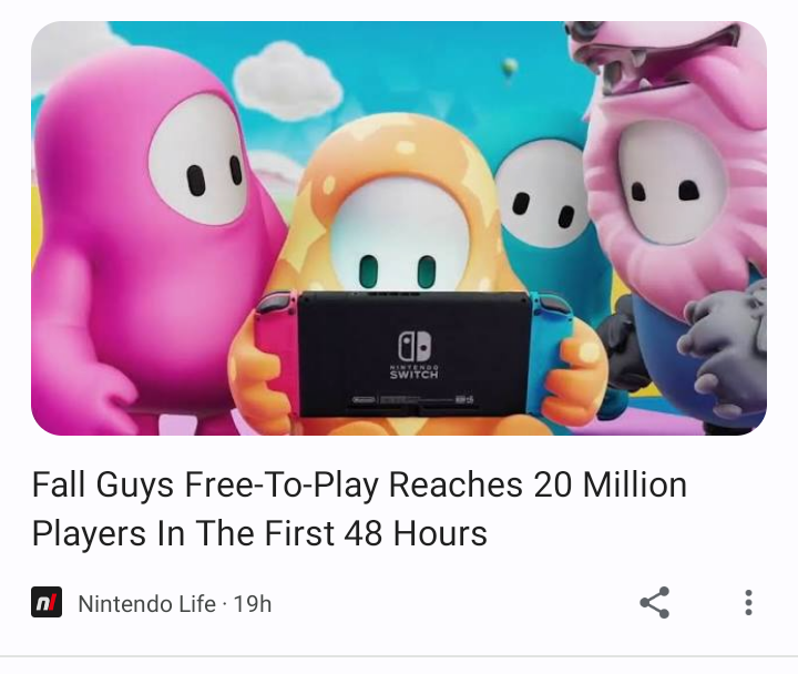 Fall Guys on Nintendo Switch is the reason why epic games and