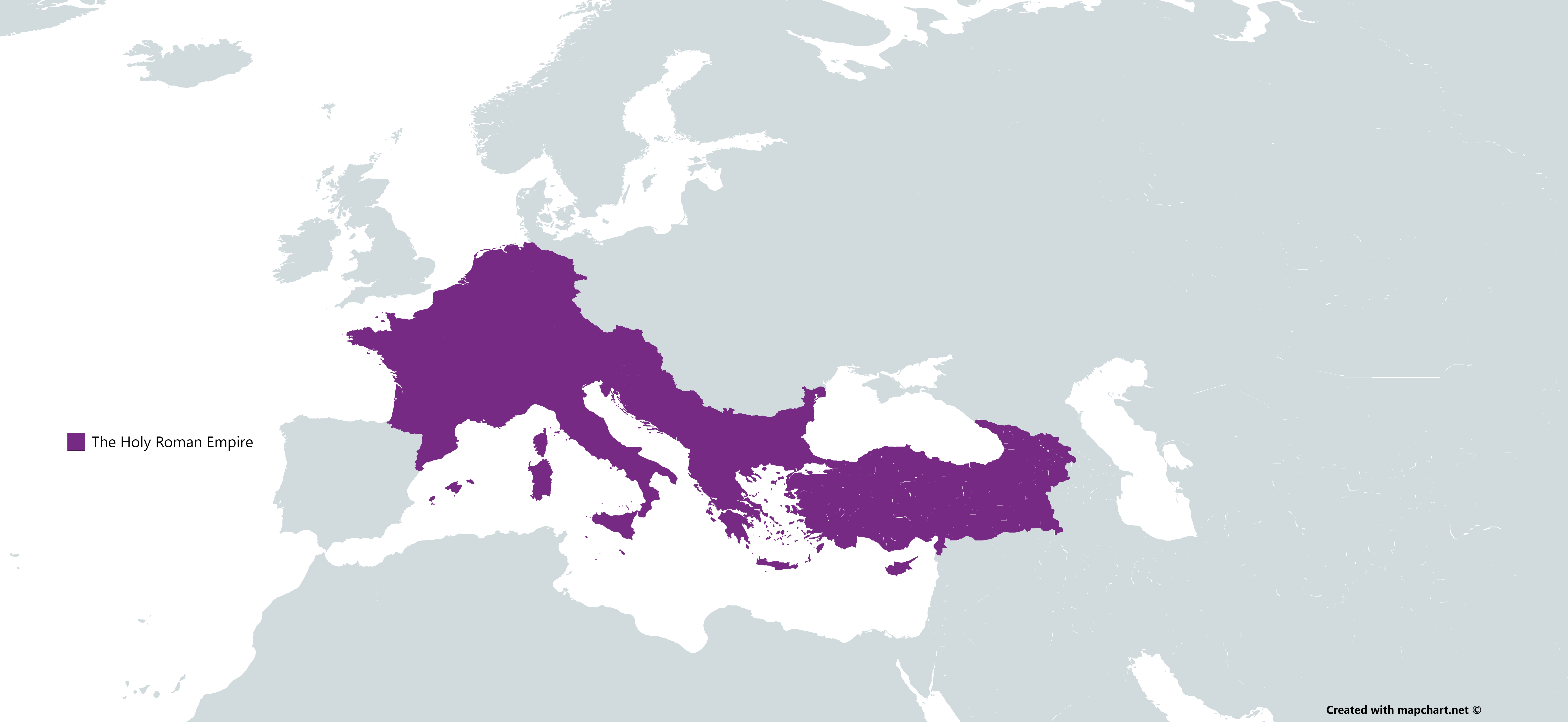 The Empire long divided must unite. (Charlemagne and Irene marry) r