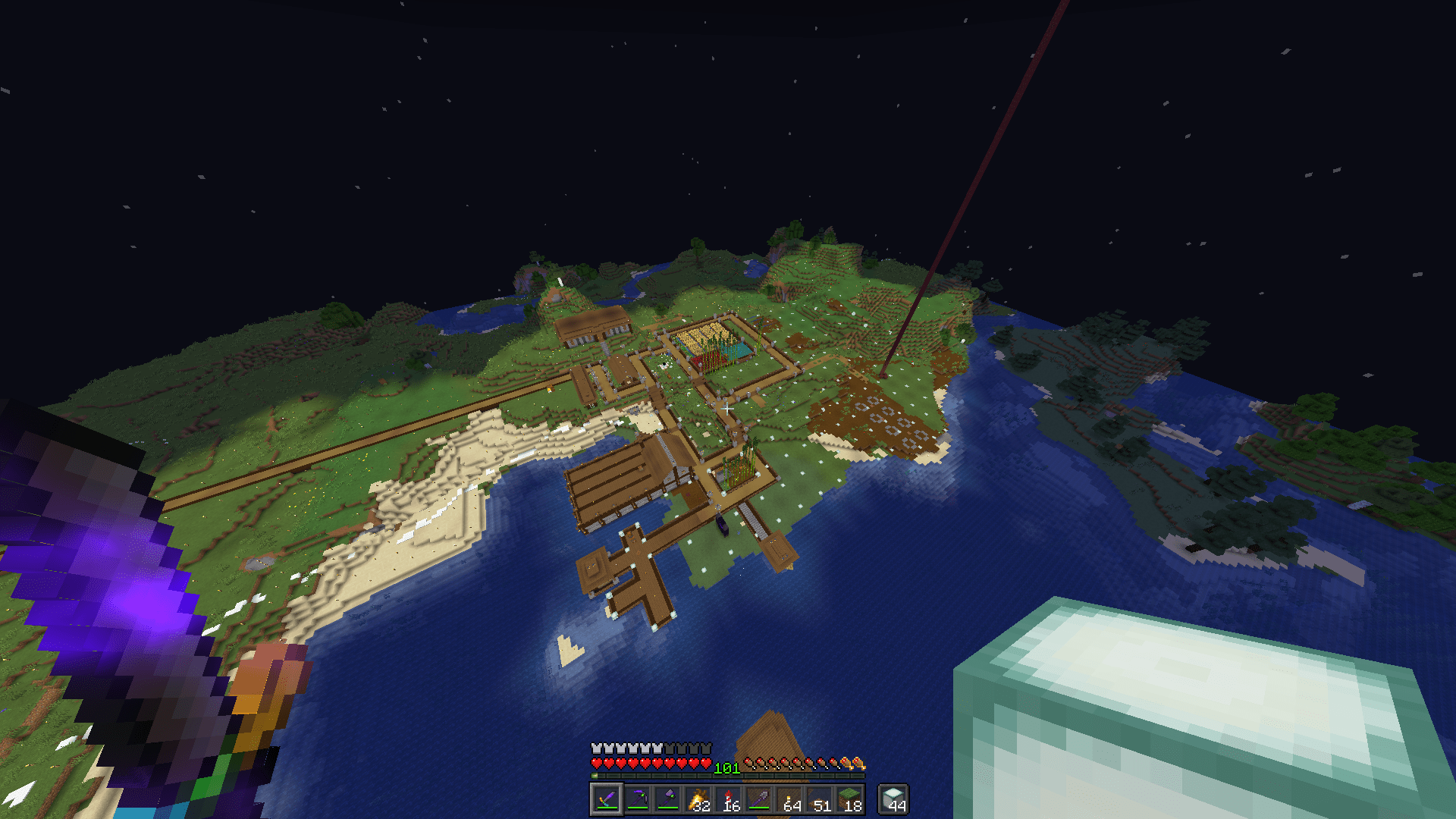 The great sea lantern project WIP r/Minecraft_Survival