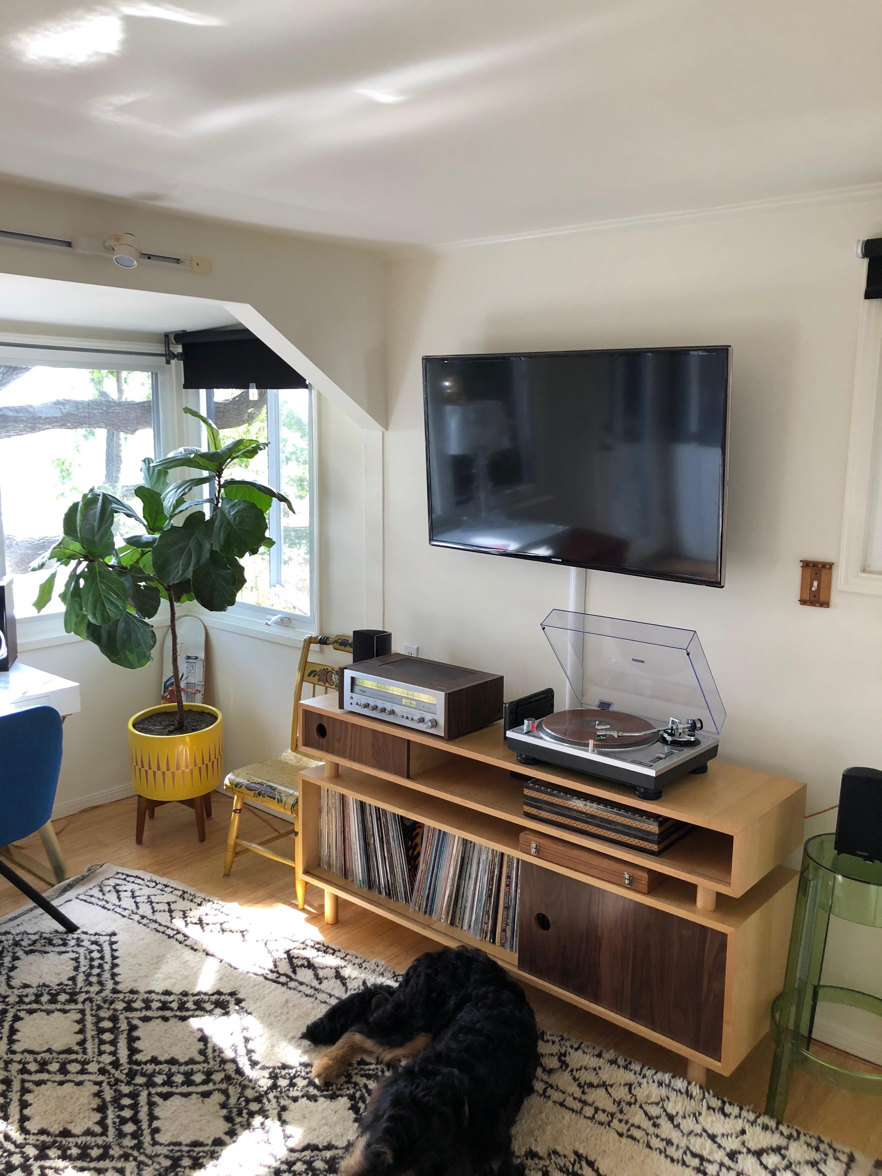 Just moved into our new home! Just got my first vinyl listening room
