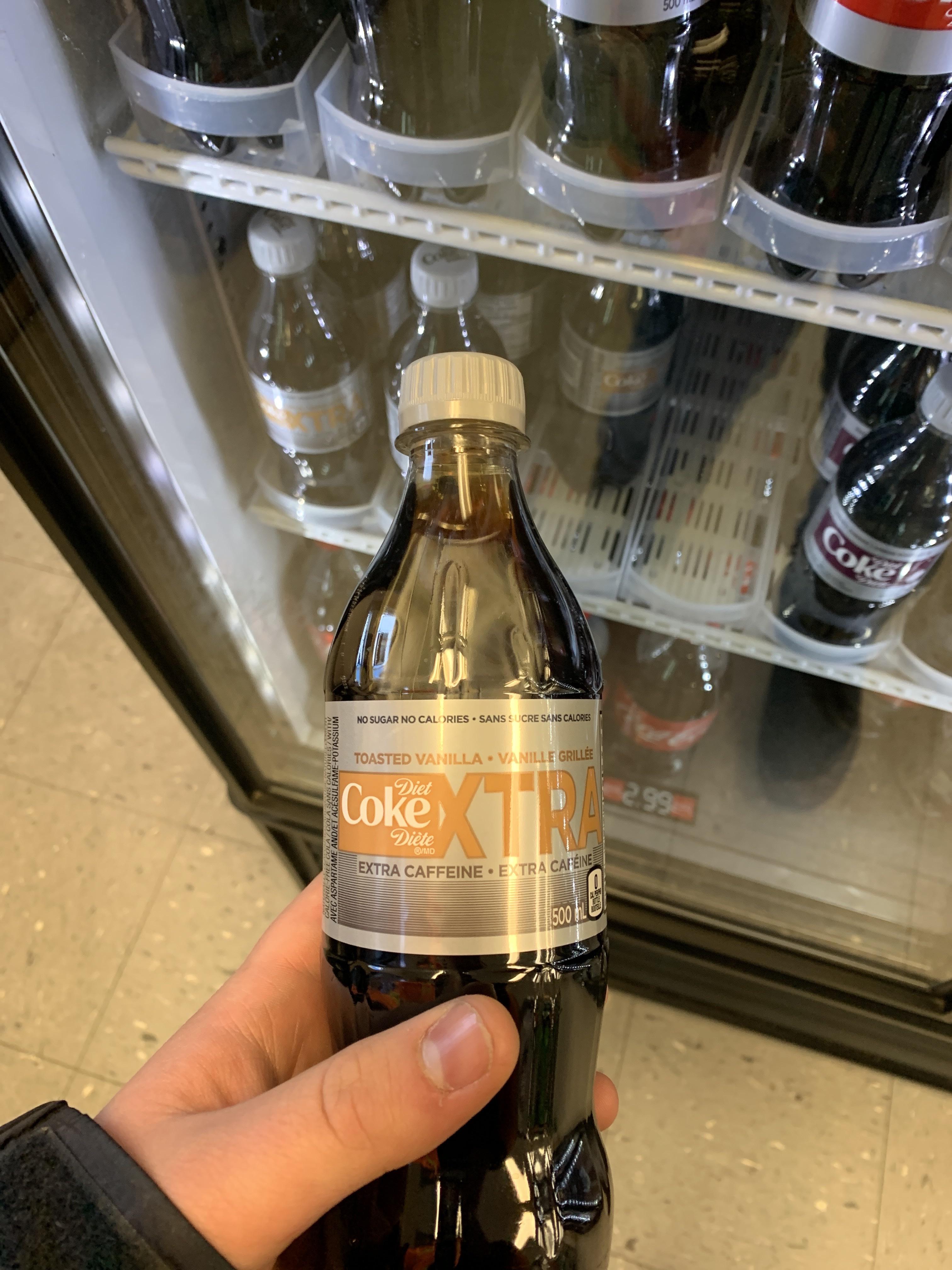 Toasted Vanilla Diet Coke Xtra mildlyinteresting